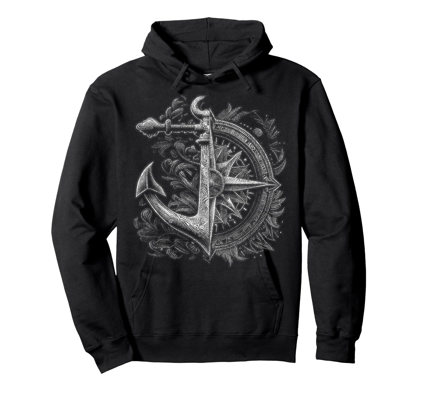 Compass and Anchor boating ocean sea retro vintage Sailor T-Shirt
