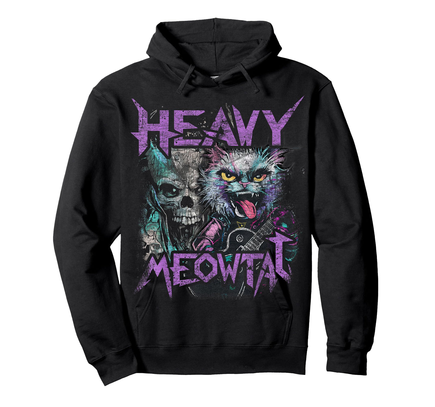 Heavy Meowtal Oldschool T-Shirt
