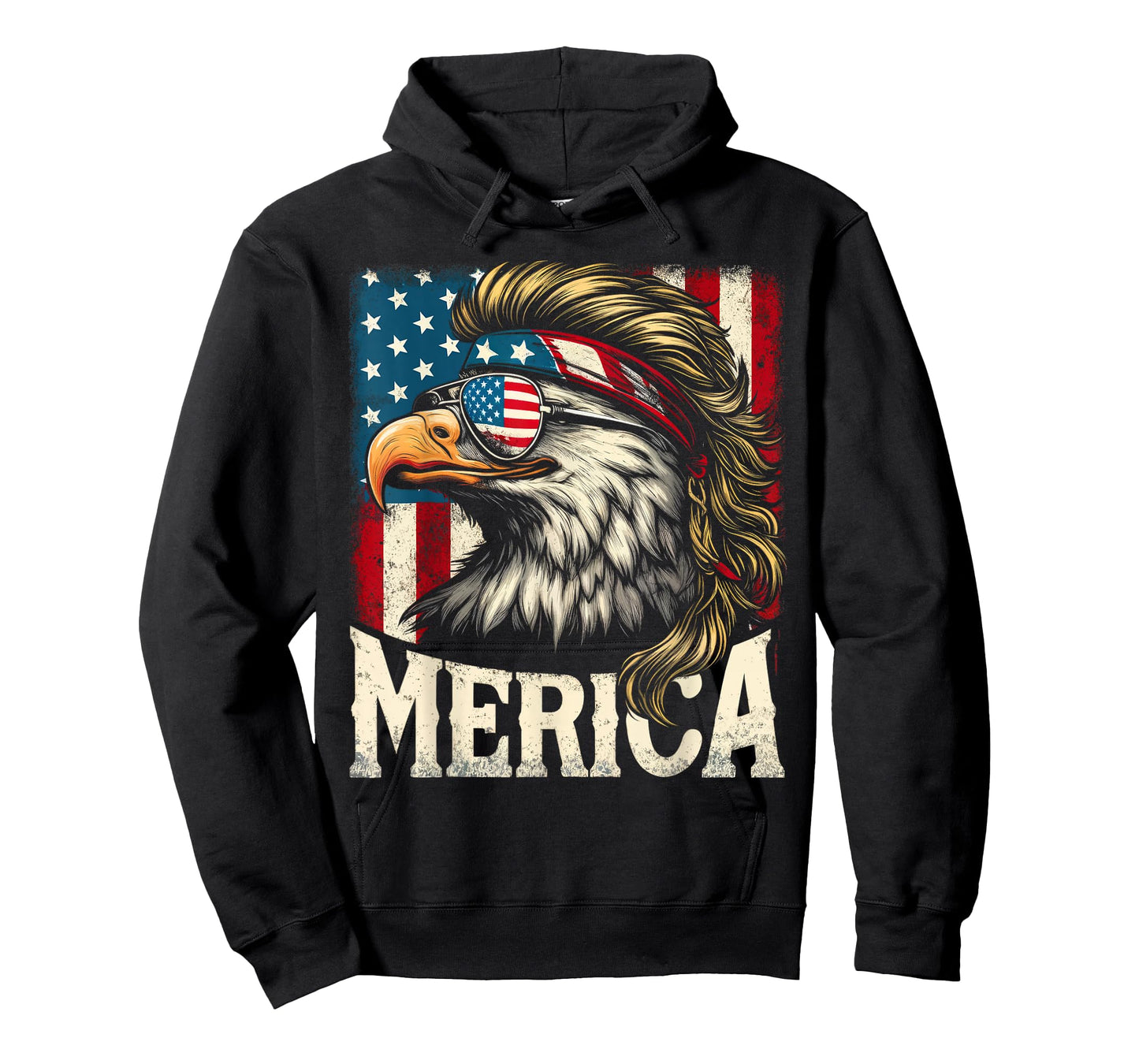 4th of July Patriotic Funny Eagle July 4th USA Merica T-Shirt