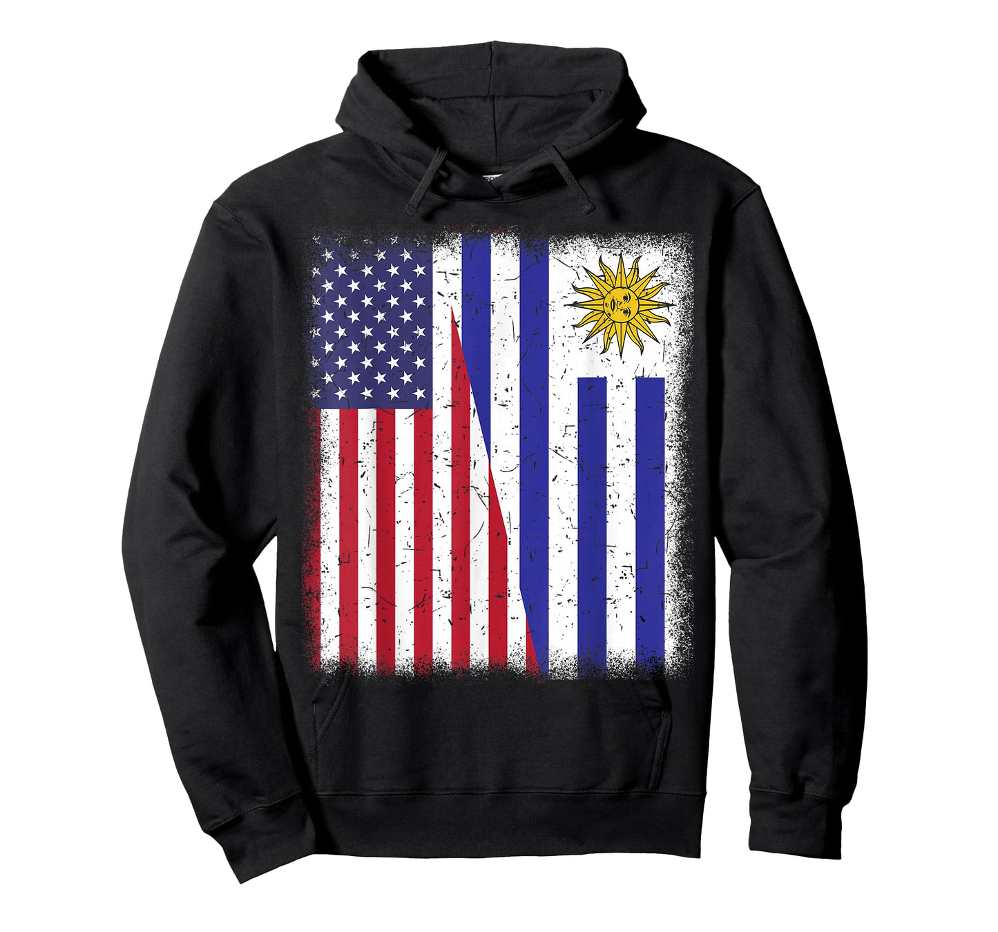 Uruguay American Flag 4th July Hispanic Heritage Uruguayan T-Shirt