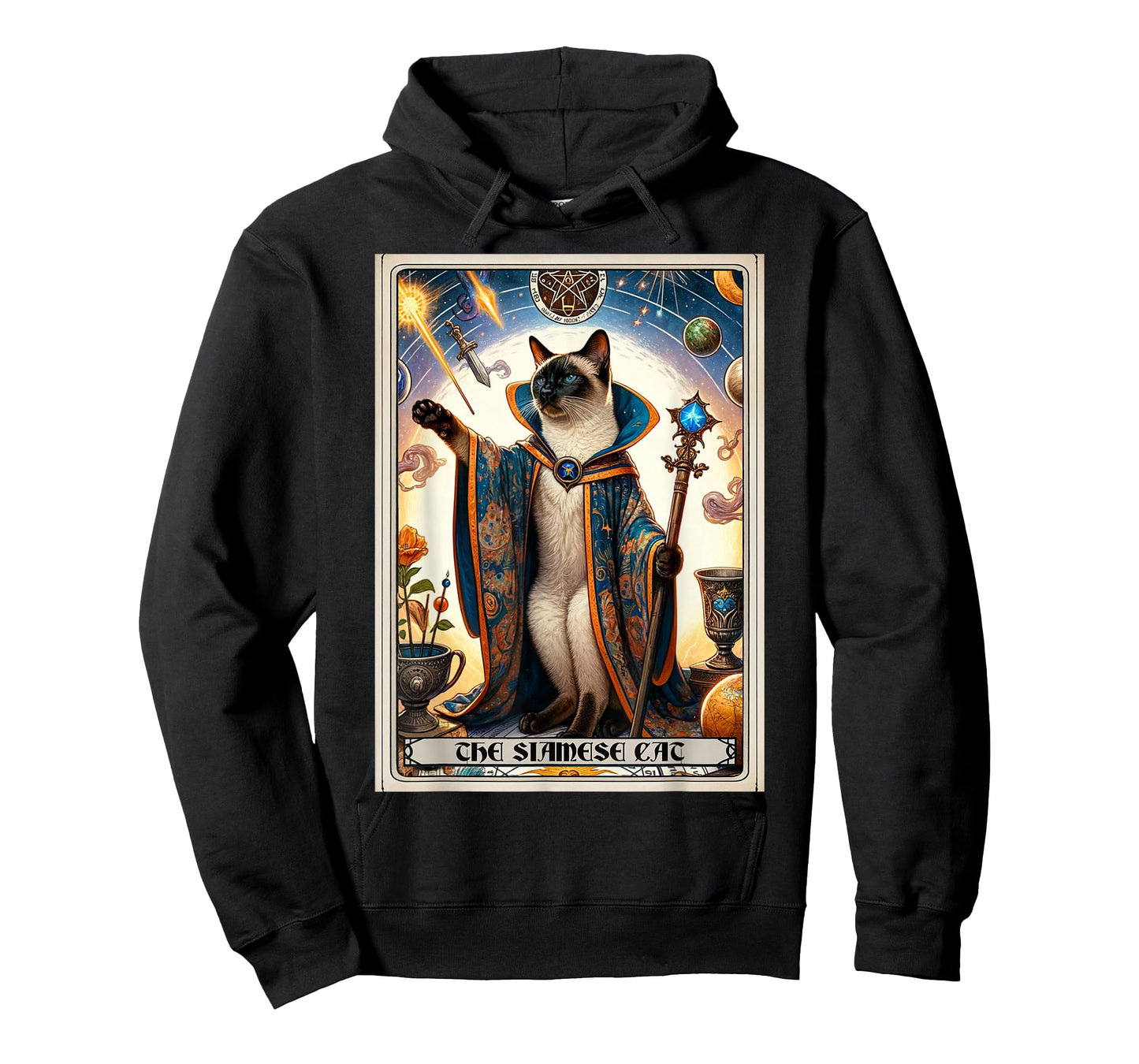 The Siamese Cat Tarot Card Cat T-Shirt