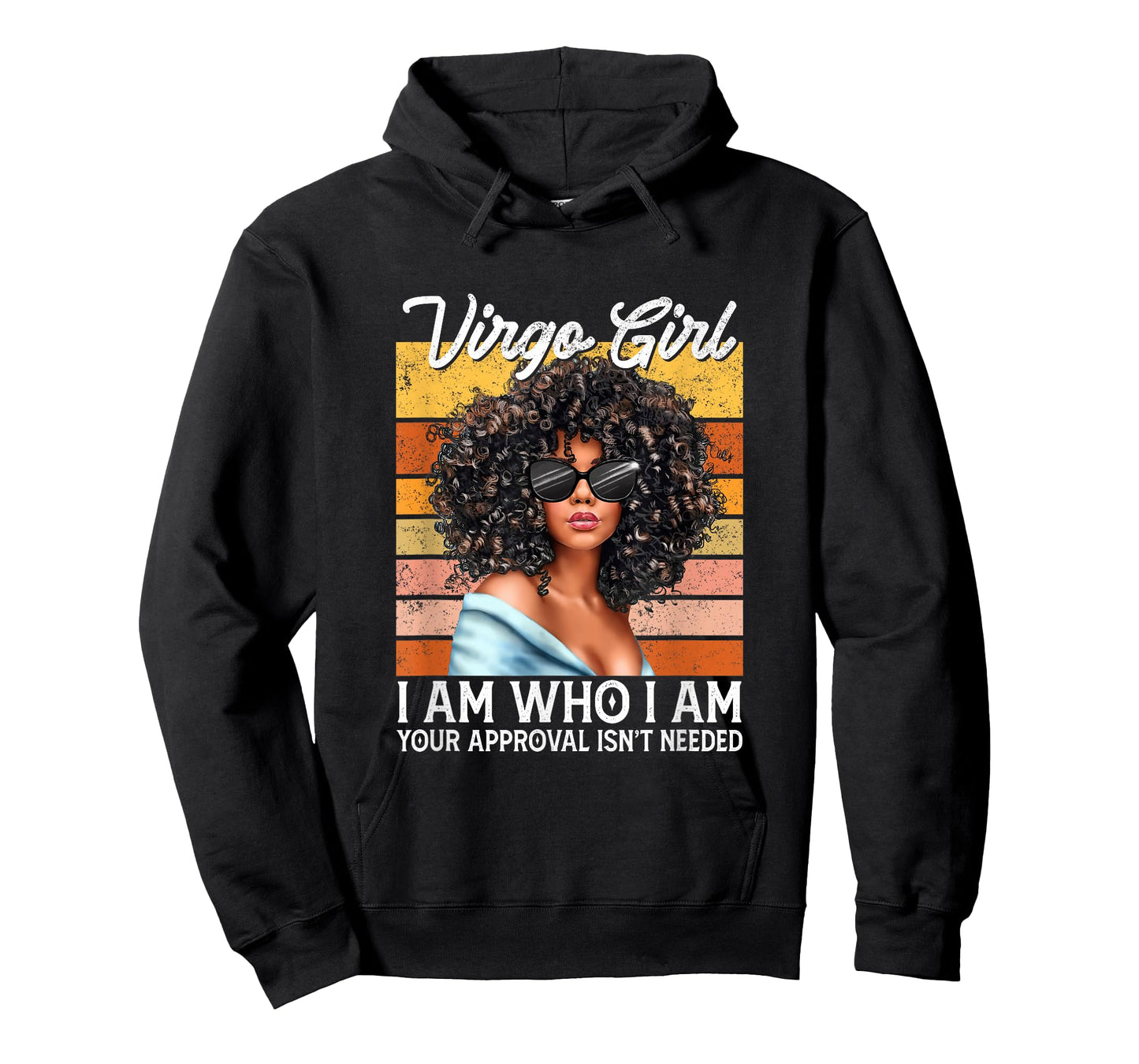 Virgo Girl I Am Who I Am Birthday Afro Black Womens T-Shirt