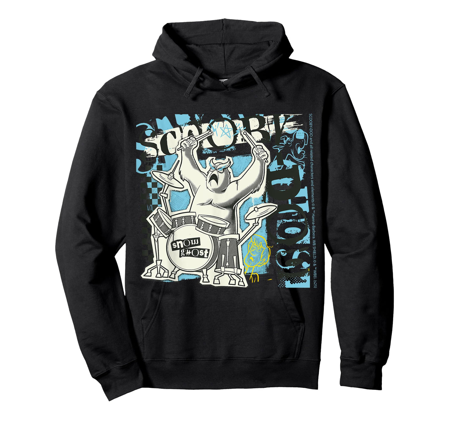 Scooby Doo Merch Snow Ghost Drummer T-Shirt