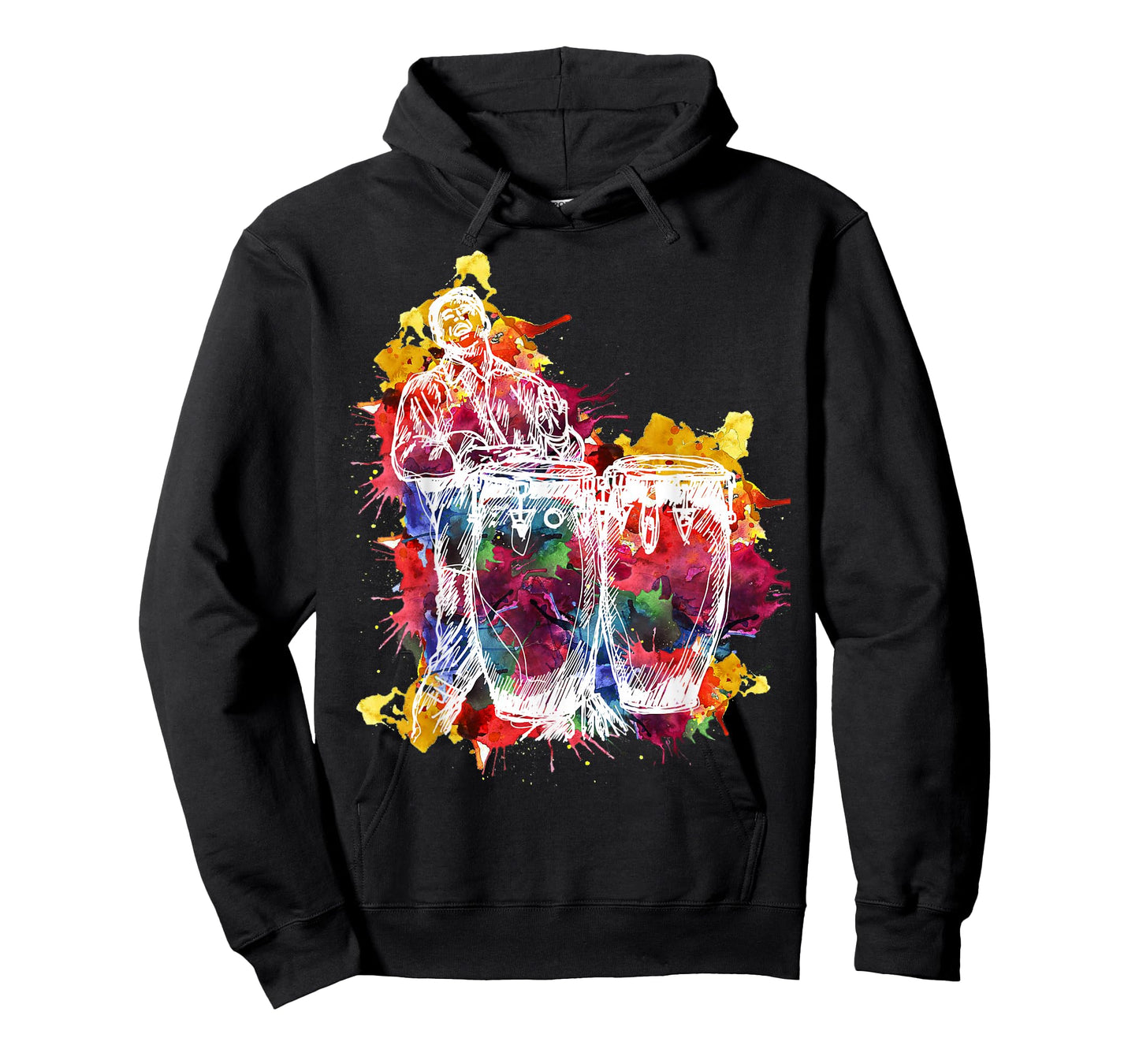 Conga Player Musician Gift Instrument Art T-Shirt