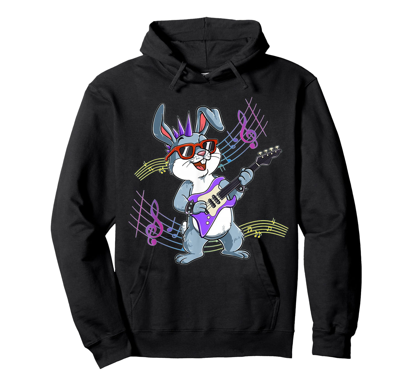 Rabbit Guitar Rockstar T-Shirt