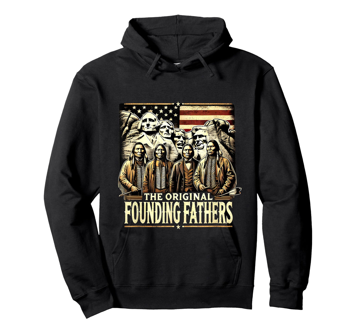 The Original Founding Fathers American Indian USA Flag T-Shirt