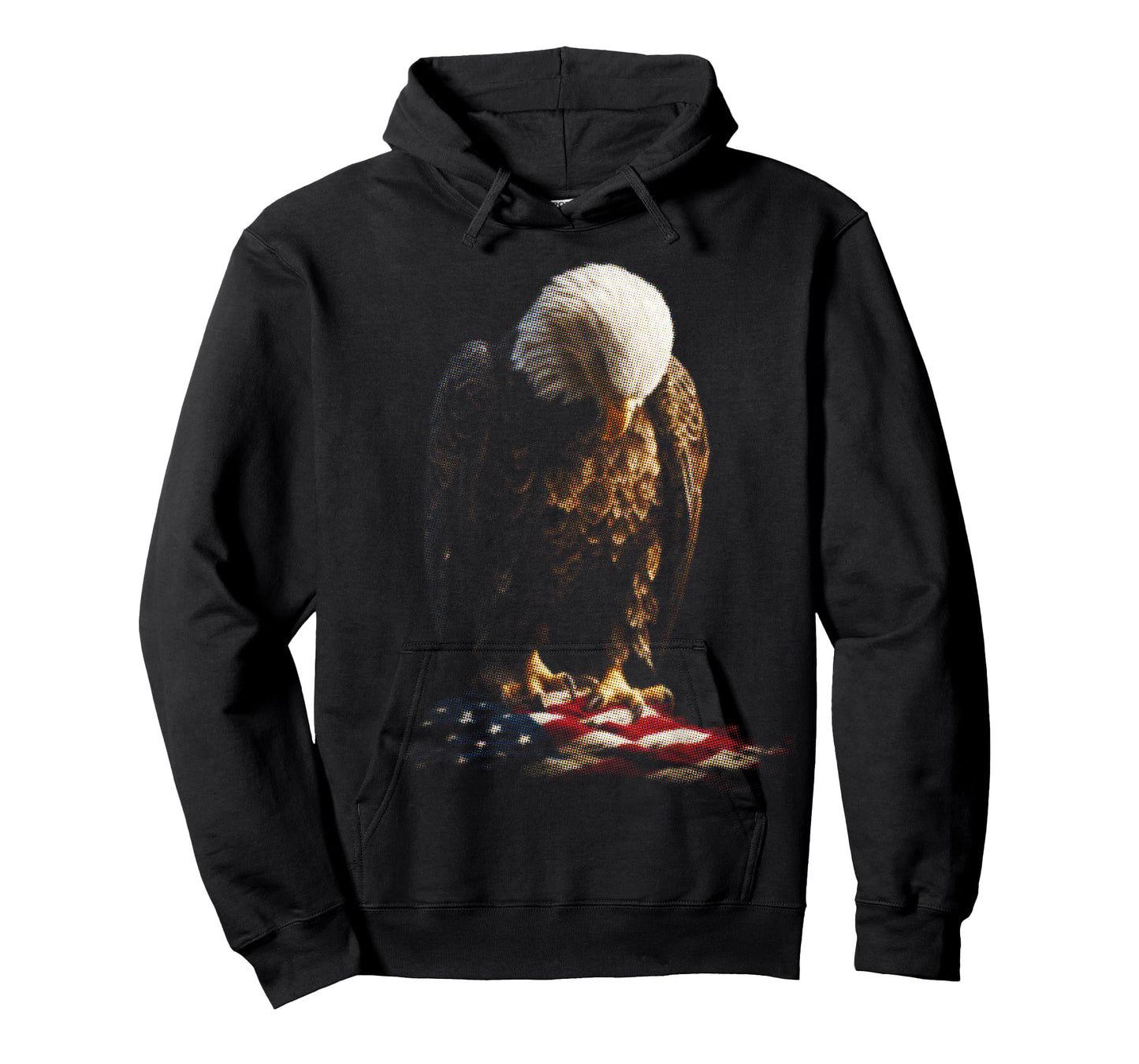 Symbolic Eagle of Liberty American Flag Art T-Shirt