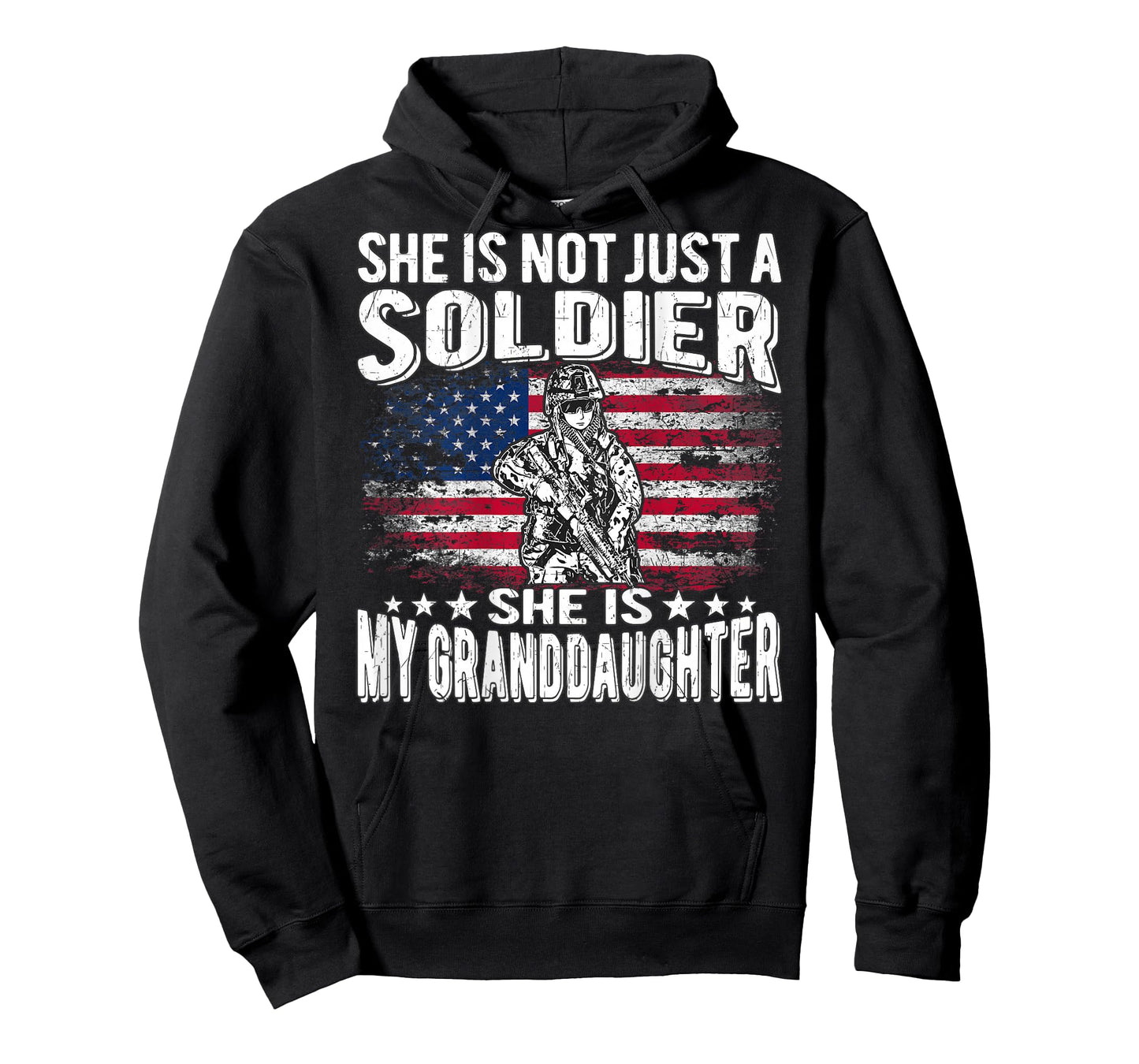 My Granddaughter Is A Soldier - Proud Military Grandparent T-Shirt