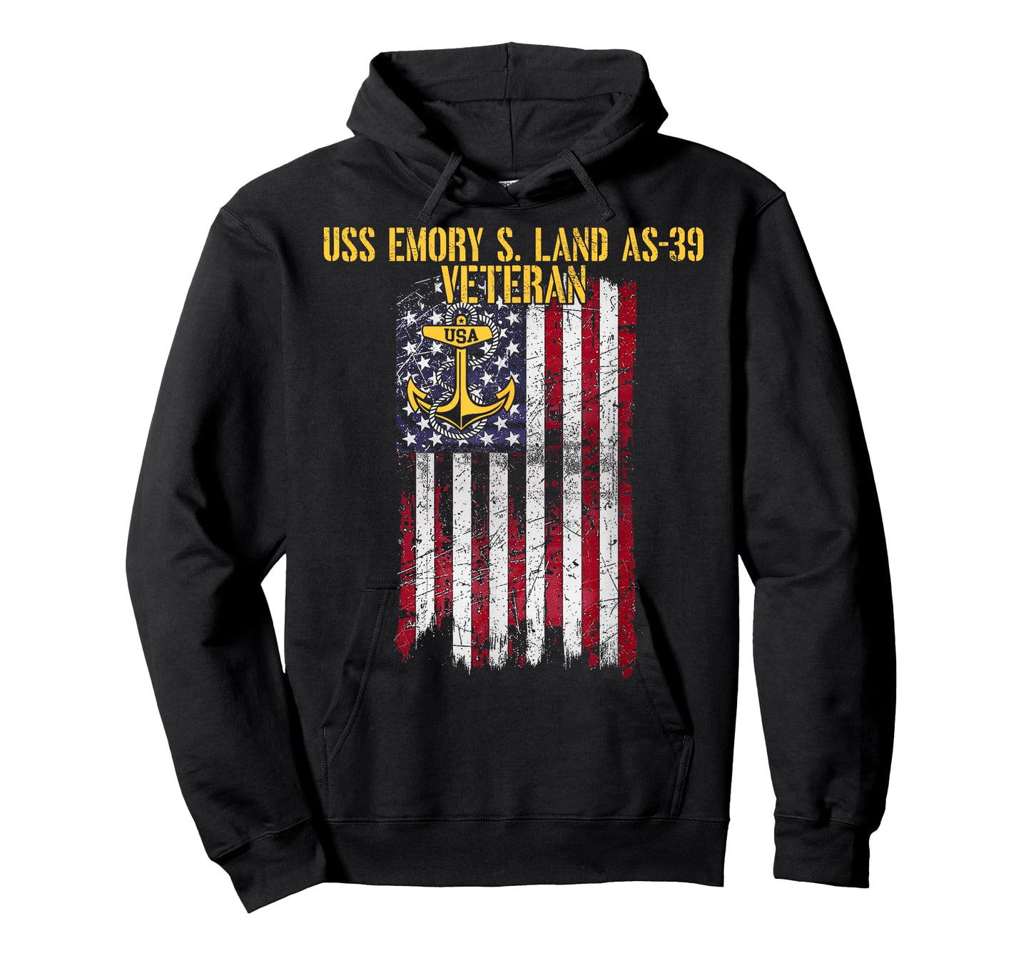 USS Emory S. Land AS-39 Submarine Tender Veteran T-Shirt