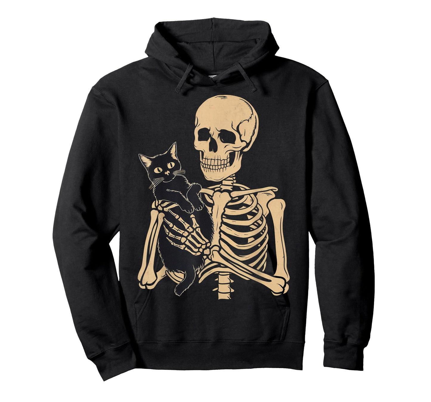 Black Cat Apparel Halloween Graphic Tees Unisex-Adults Cat Mom Cat Dad T-Shirt Black Small
