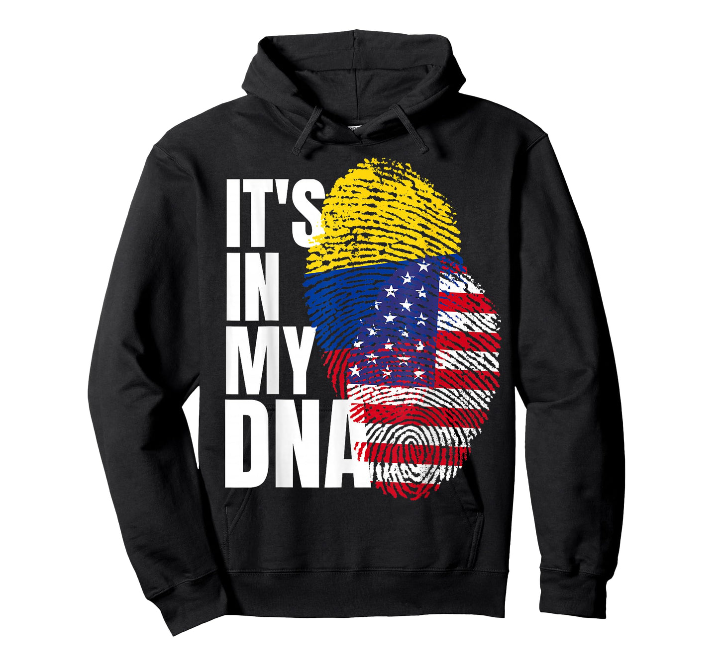 American And Colombian Mix DNA Flag Heritage T-Shirt