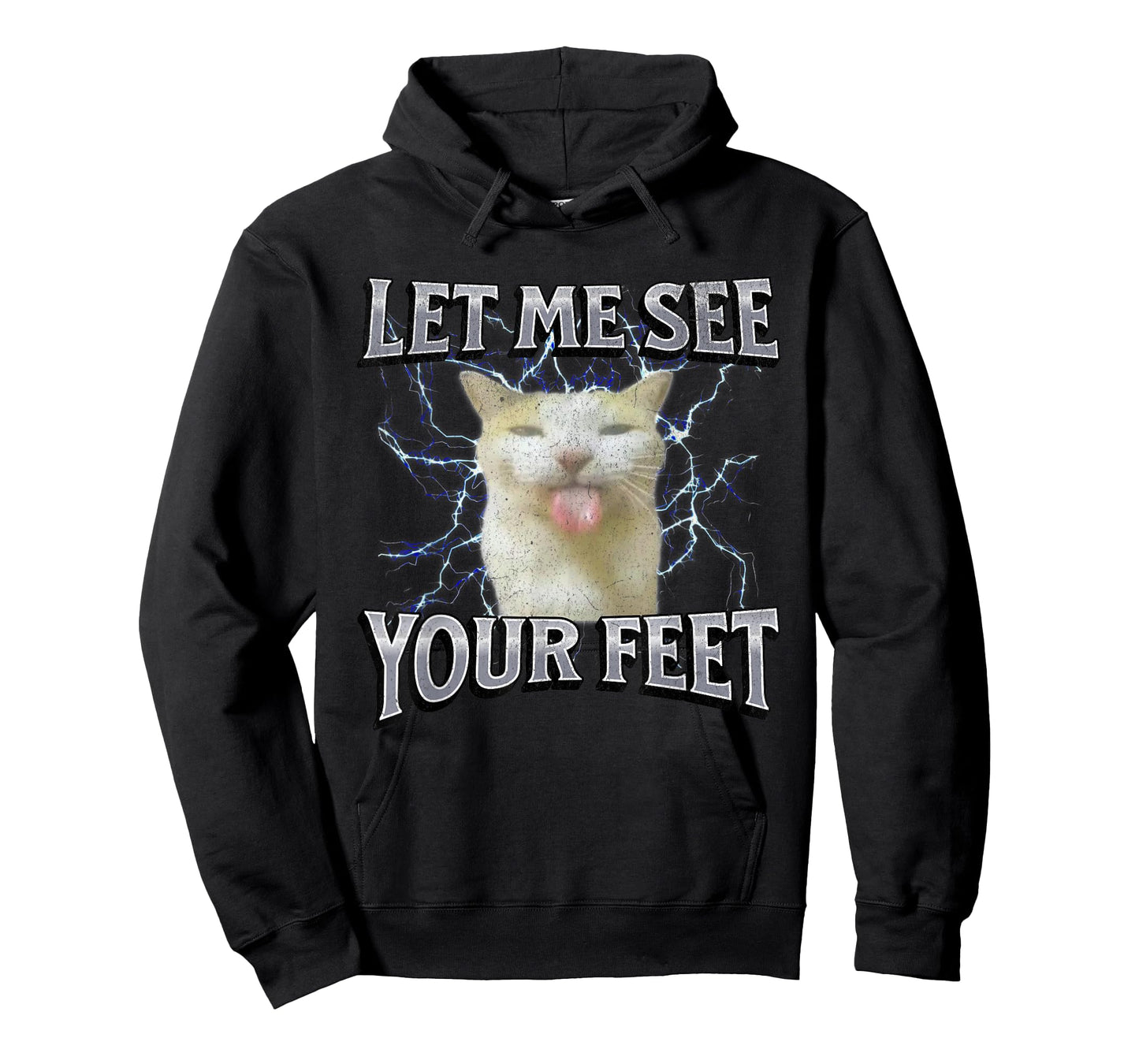 Your Feet Funny Offensive Cat Meme Bootleg Graphic T-Shirt for Men Women