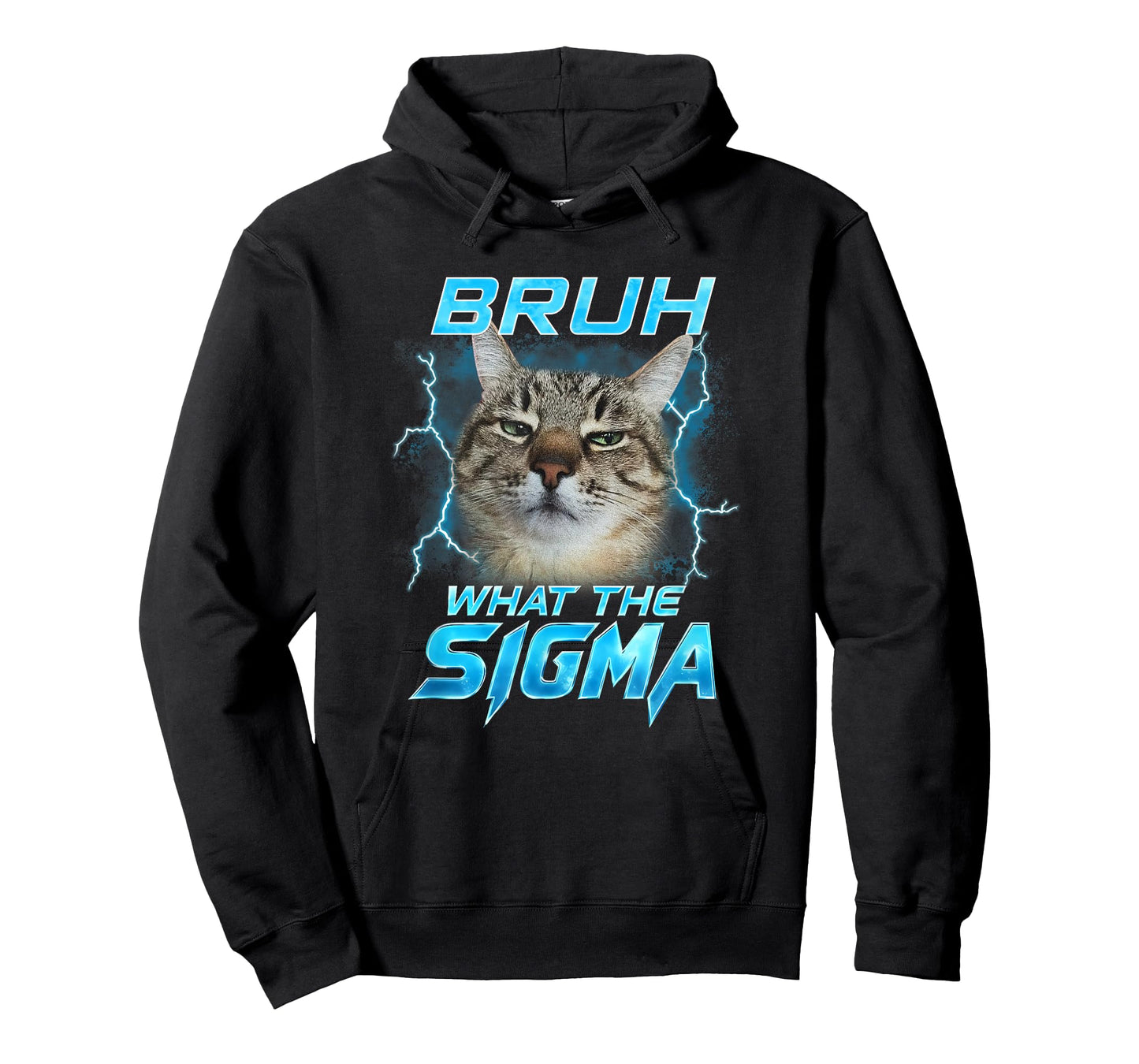 Bruh What The Sigma Funny Cats Lover Men Women Boy Girl Kids T-Shirt
