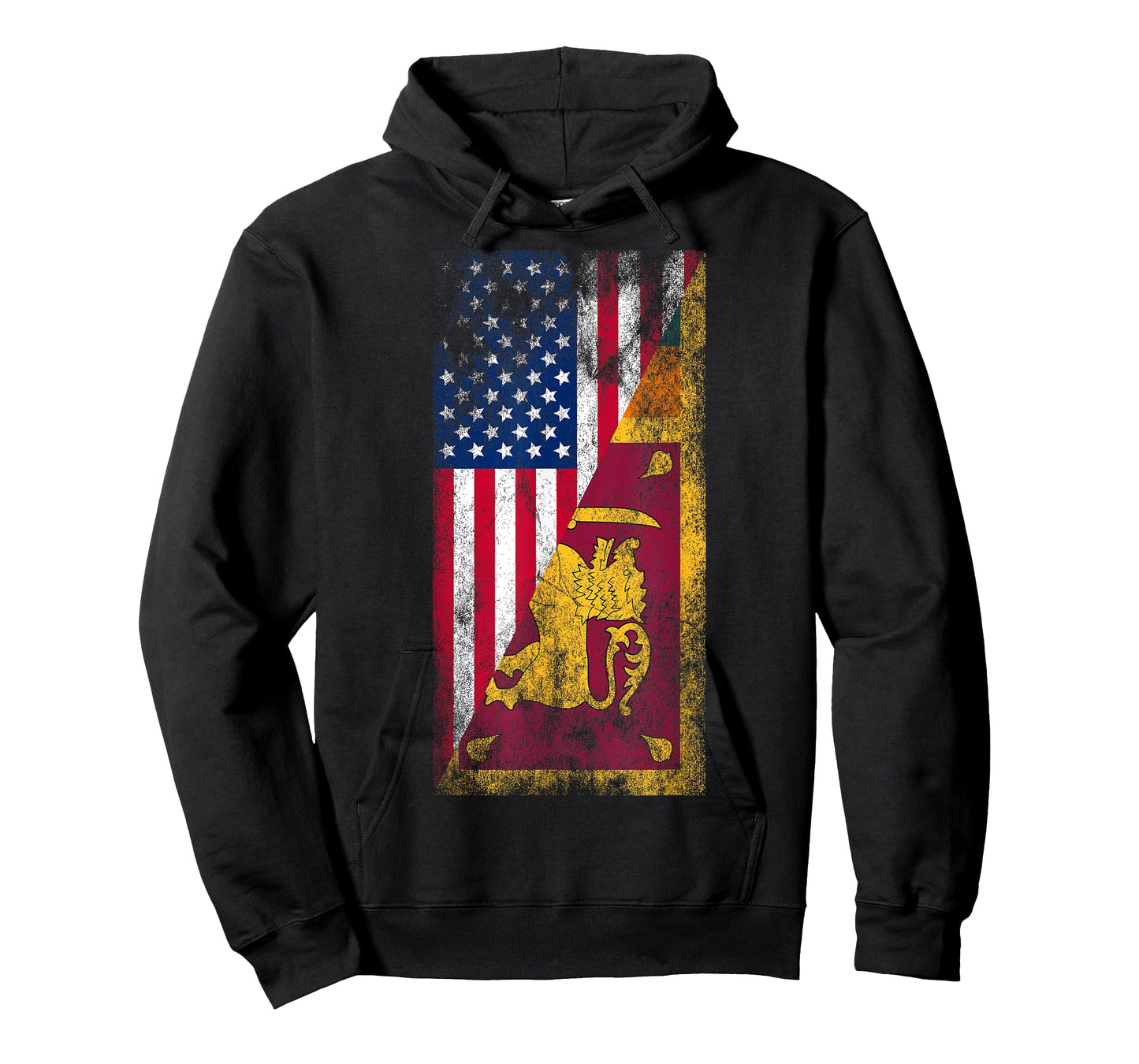 USA & Sri Lanka Flags - United States of America, Sri Lankan T-Shirt