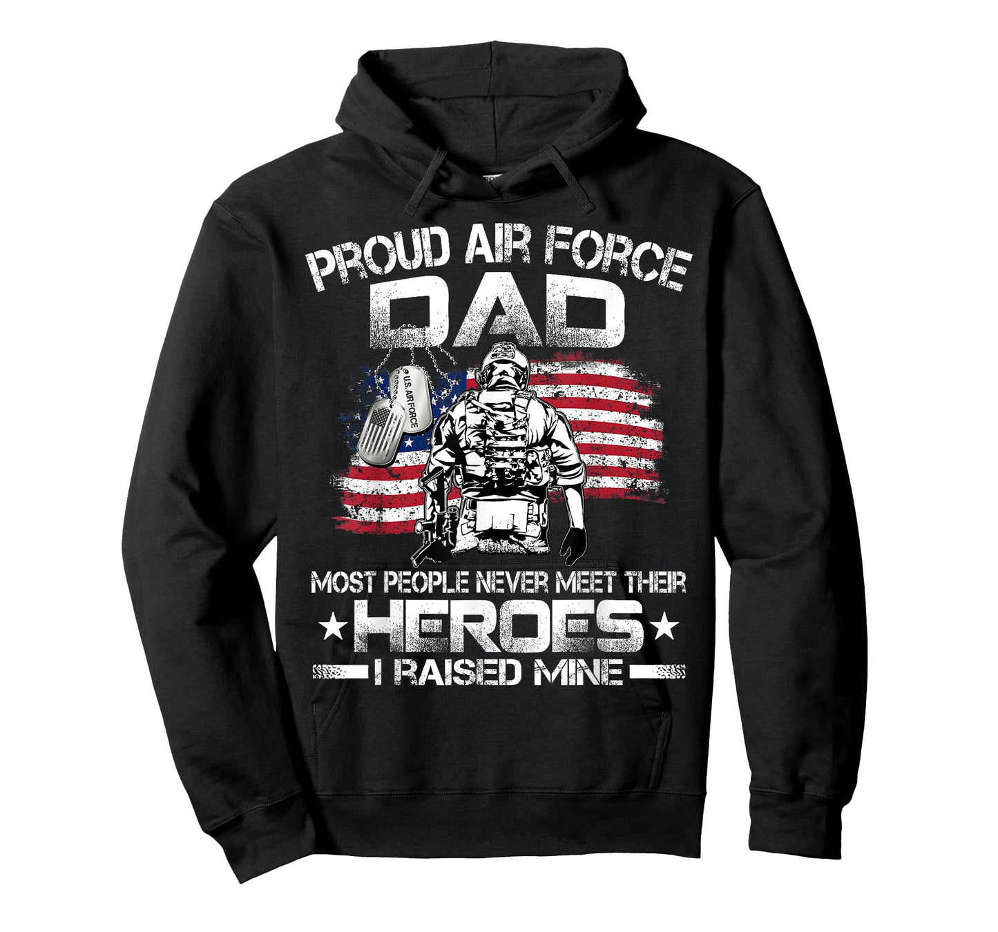 Proud Air Force Dad Pride Military Family US Air Force T-Shirt