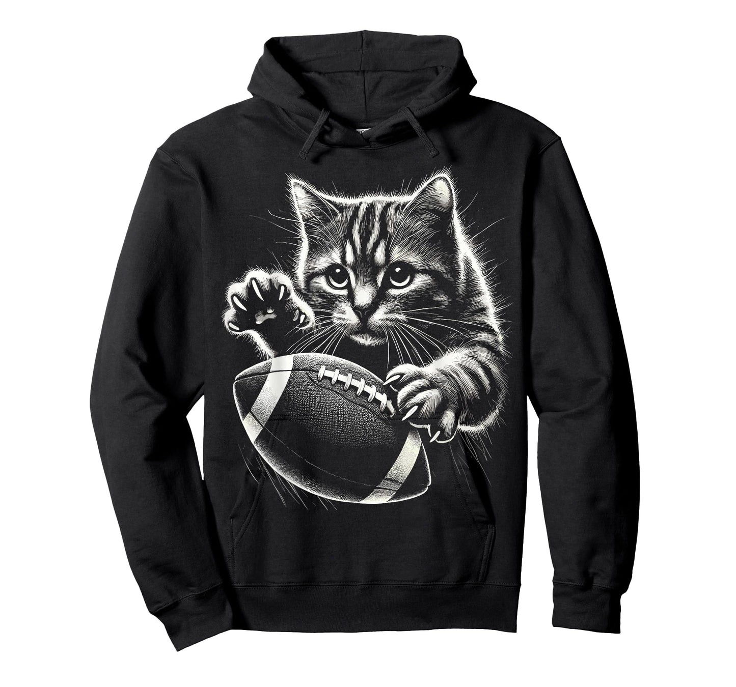 American Football Funny Cat T-Shirt