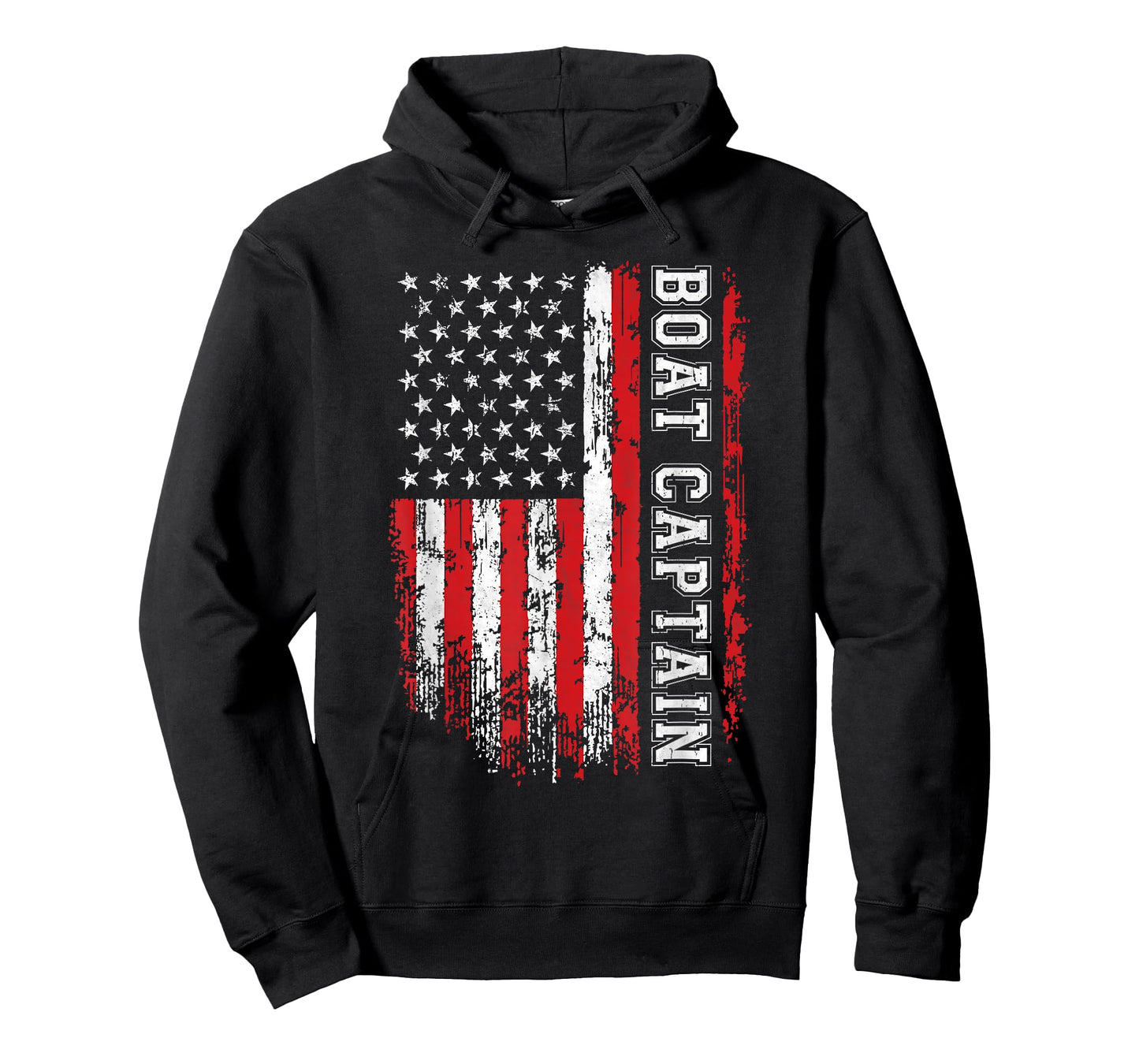 Boat Captain American Flag Boating T-Shirt