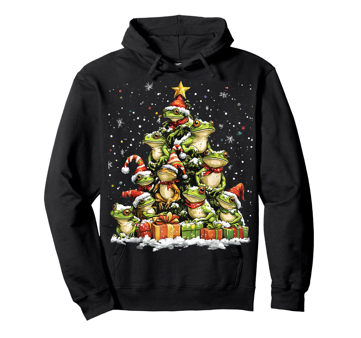 Frog Christmas Tree Ornament Decor Xmas T-Shirt