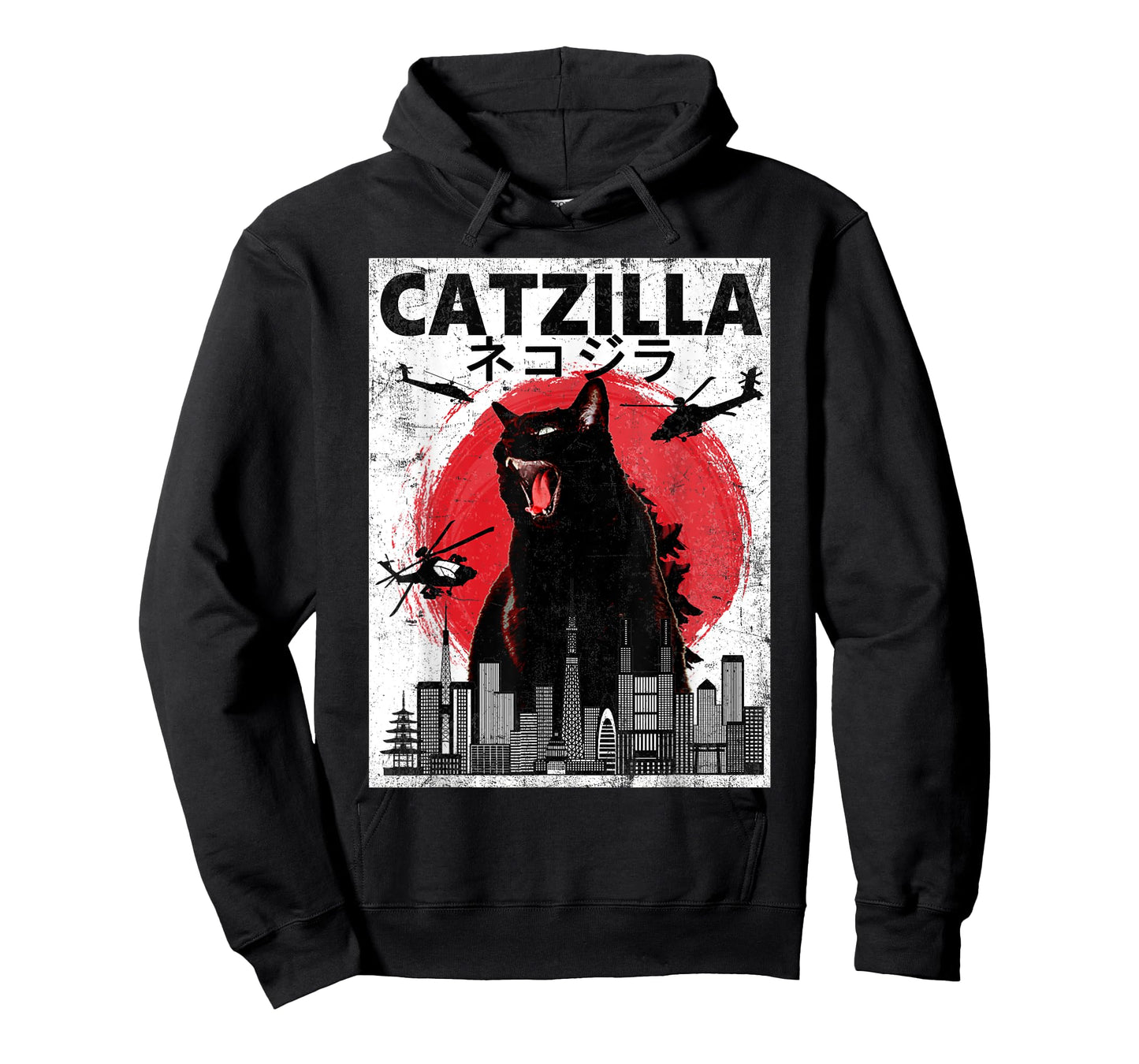 Catzilla - Funny Cat Lover Kitten Kitty T-Shirt
