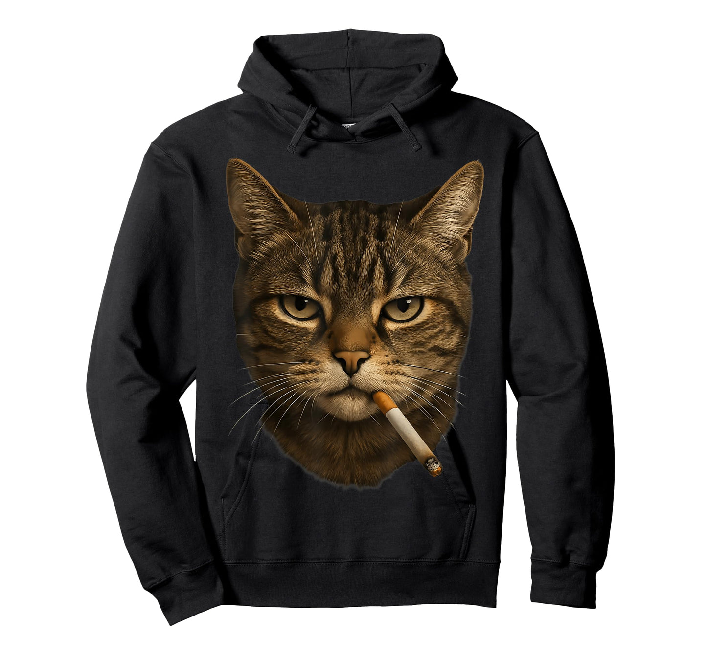 Funny Smoking Cat Cigarette Kitty Gen Z Meme Cat Lover 2025 T-Shirt