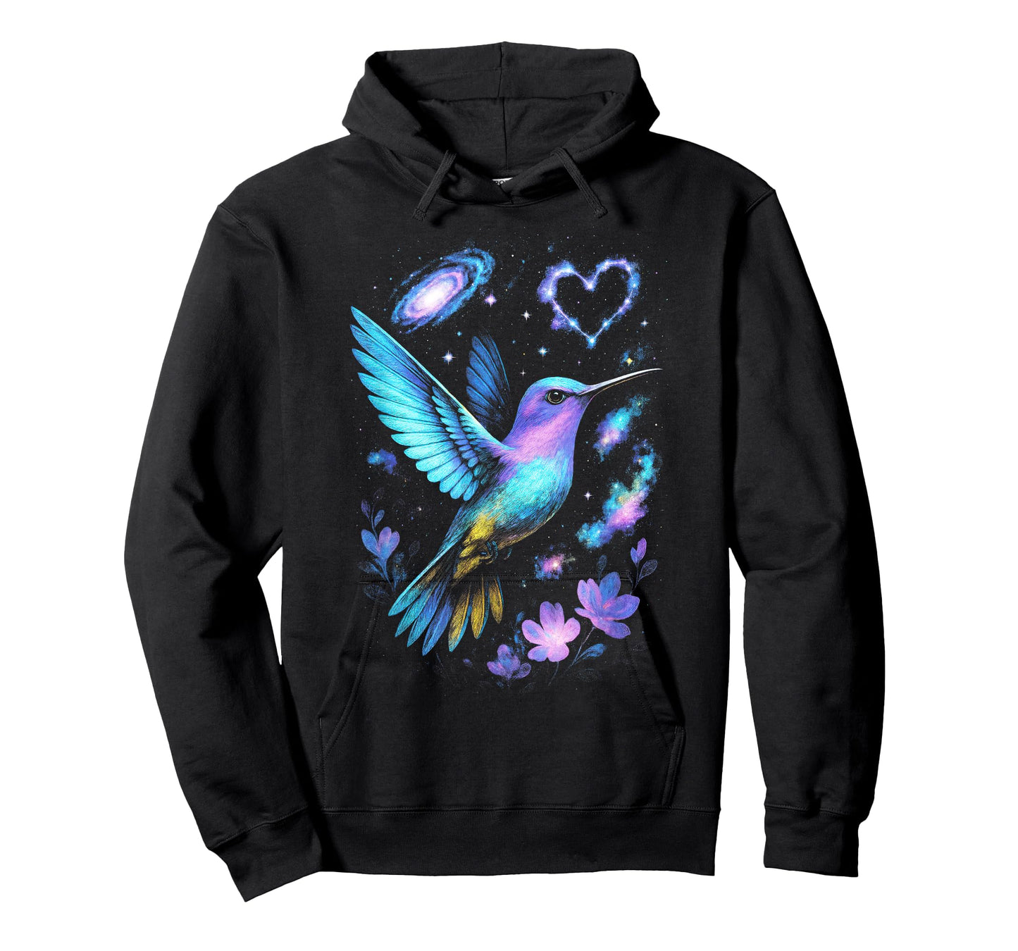 Hummingbird Nature Colorful Art T-Shirt