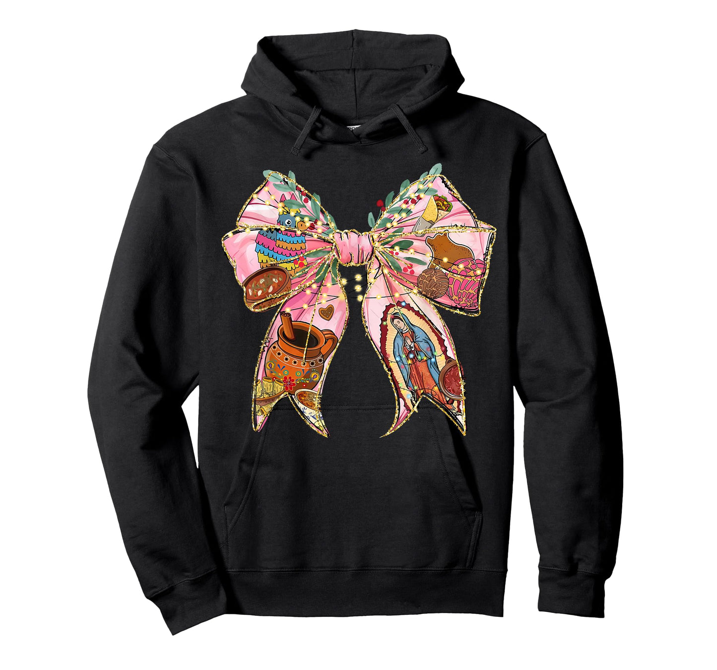 Coquette Christmas Tis The Season Mexican Xmas Bow Spanish T-Shirt