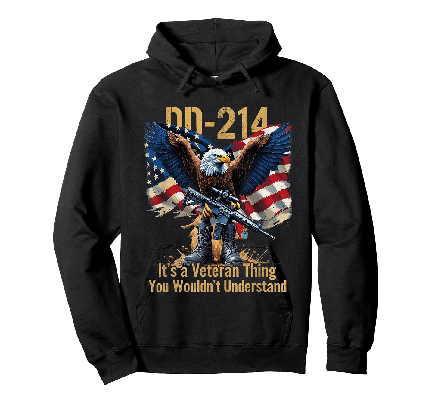 It's A Veteran Thing US Flag Retired Eagle Army T-Shirt