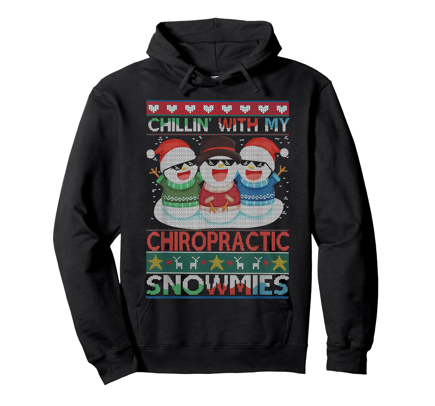 Chillin with my Chiropractic Snowmies Chiropractor Christmas T-Shirt