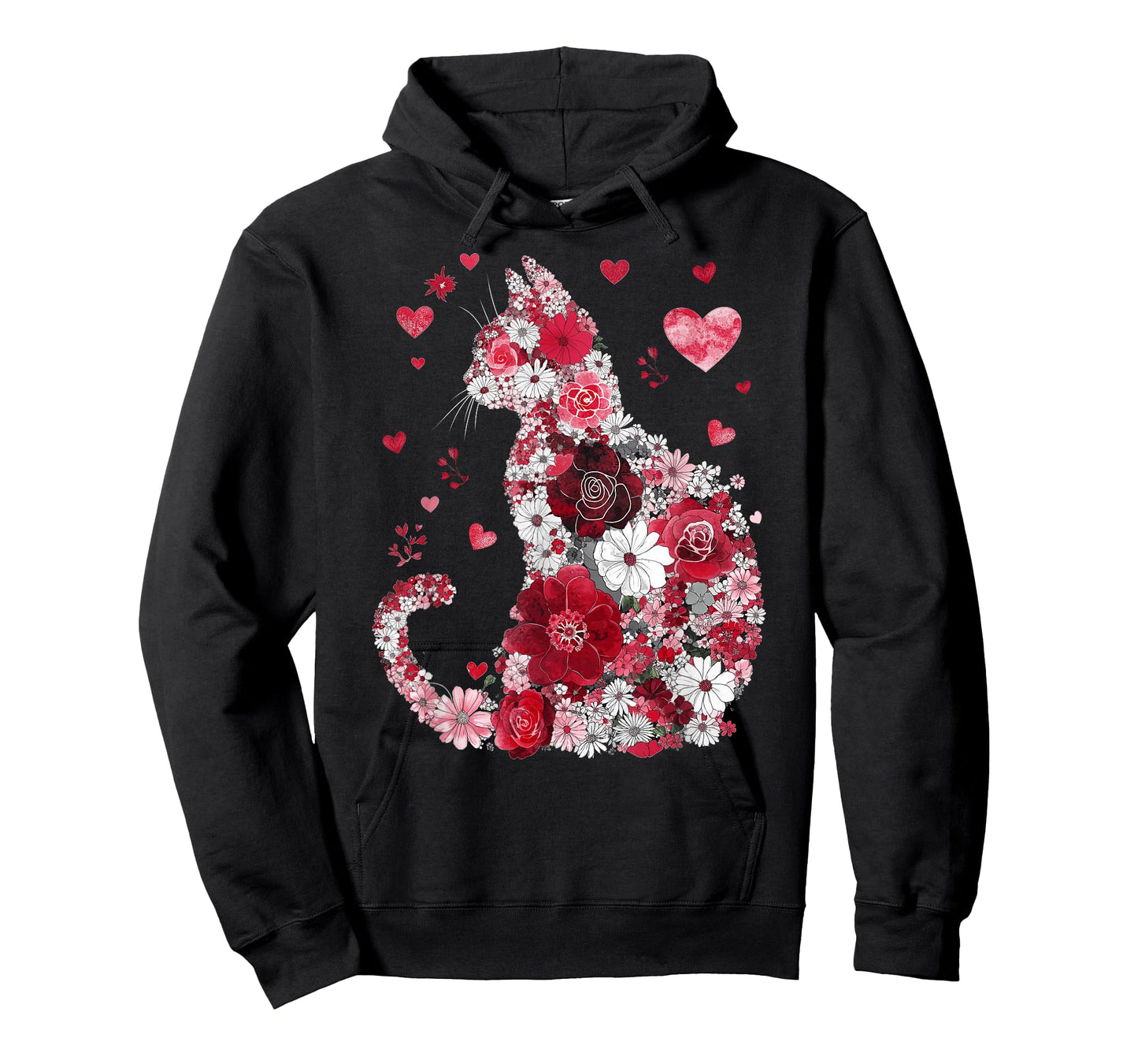 Happy Meowentine's Day Funny Girls Cat Valentines Day Women T-Shirt