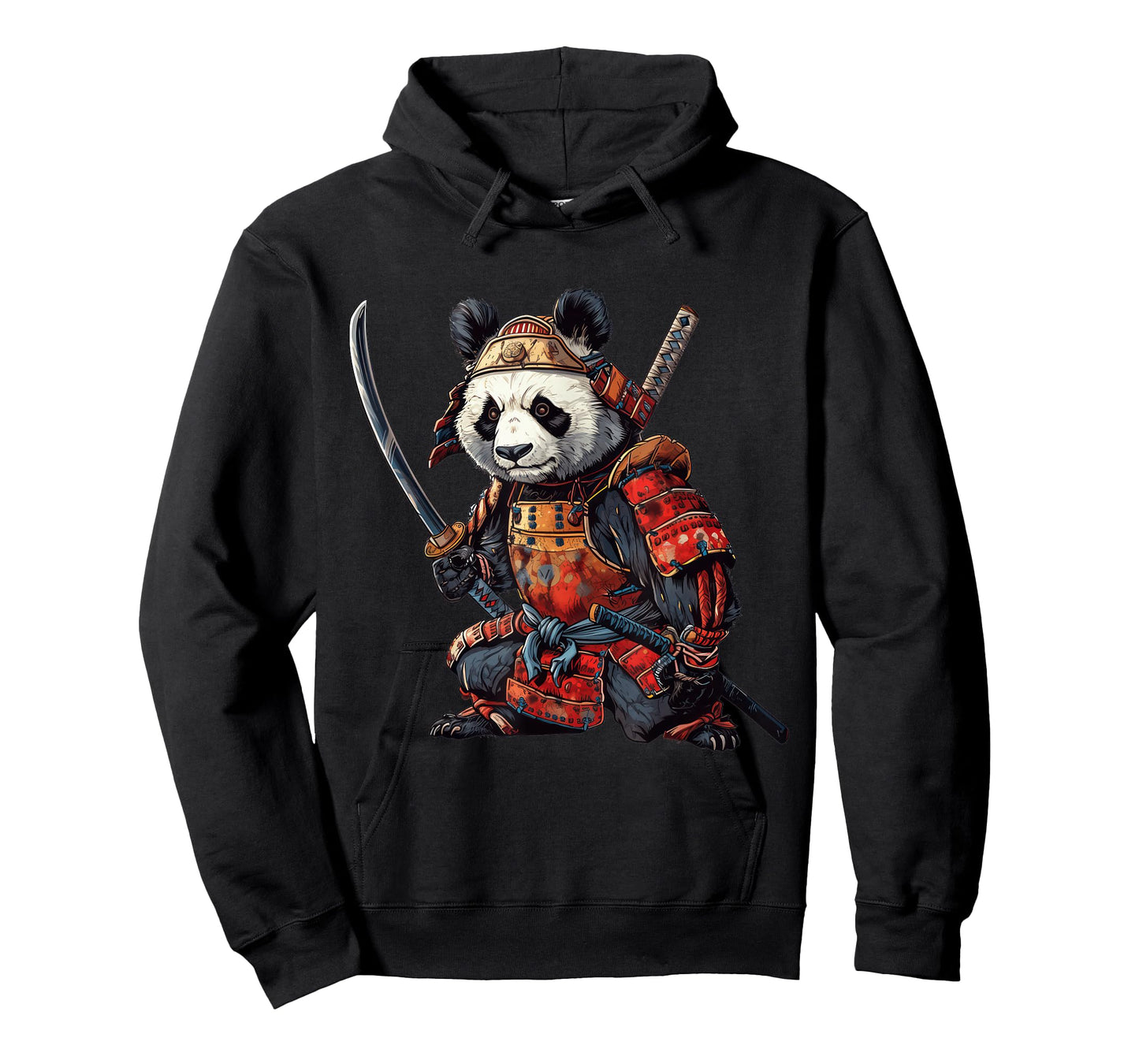 Anime Panda Samurai Ninja T-Shirt
