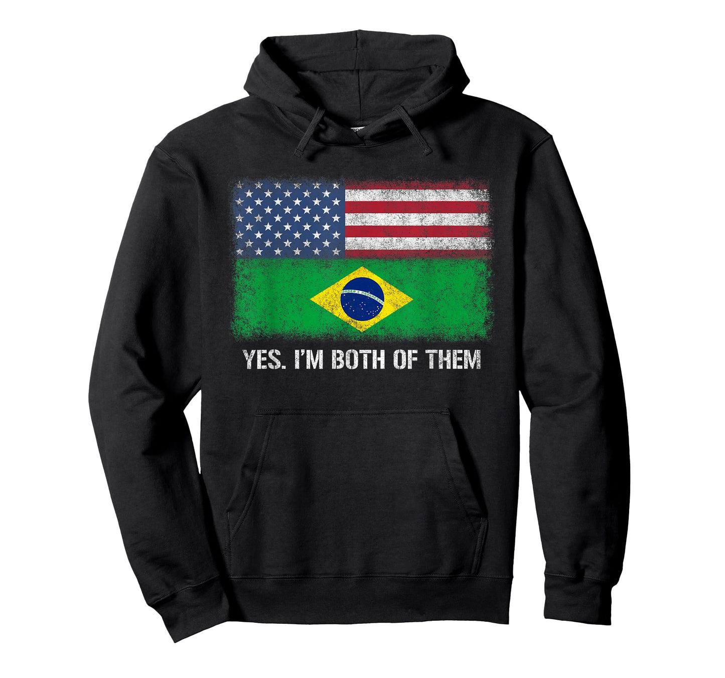 Usa Brazil Brazilian American Flag Dual Citizen Citizenship T-Shirt for Women Kids Men