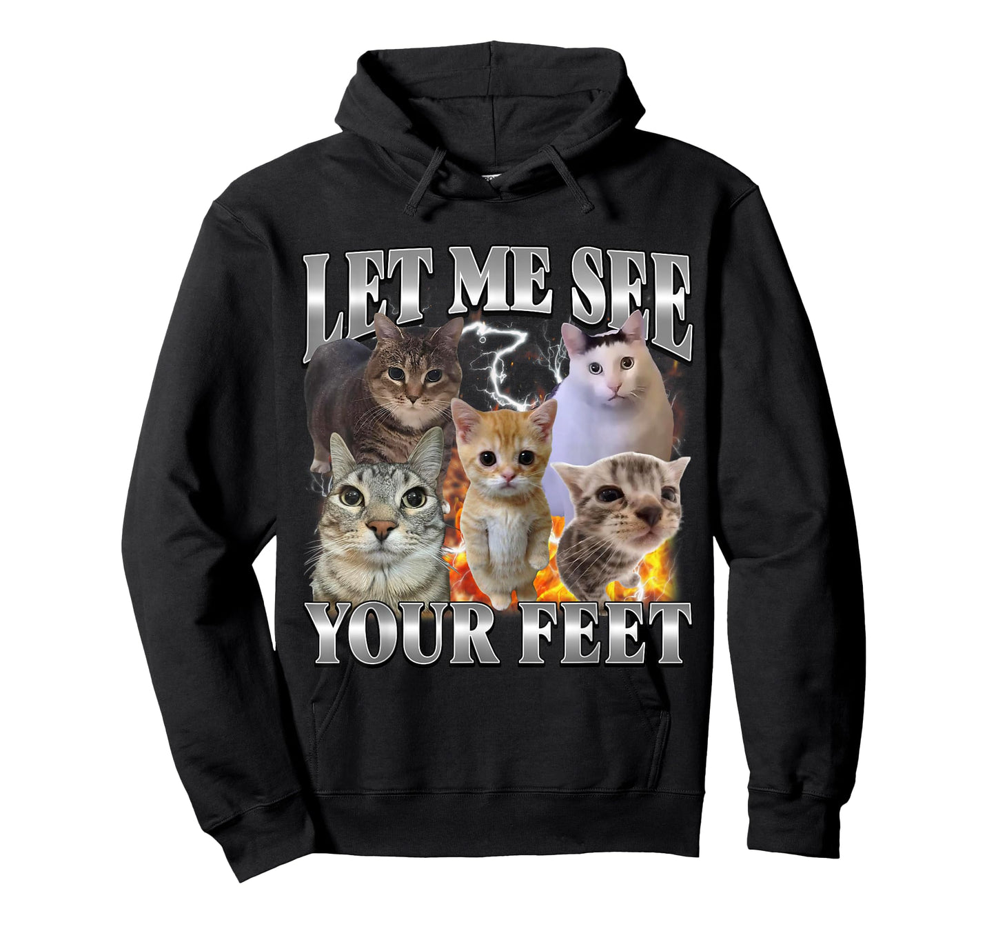Let Me See Your Feet Funny Offensive Cat Meme Bootleg T-Shirt