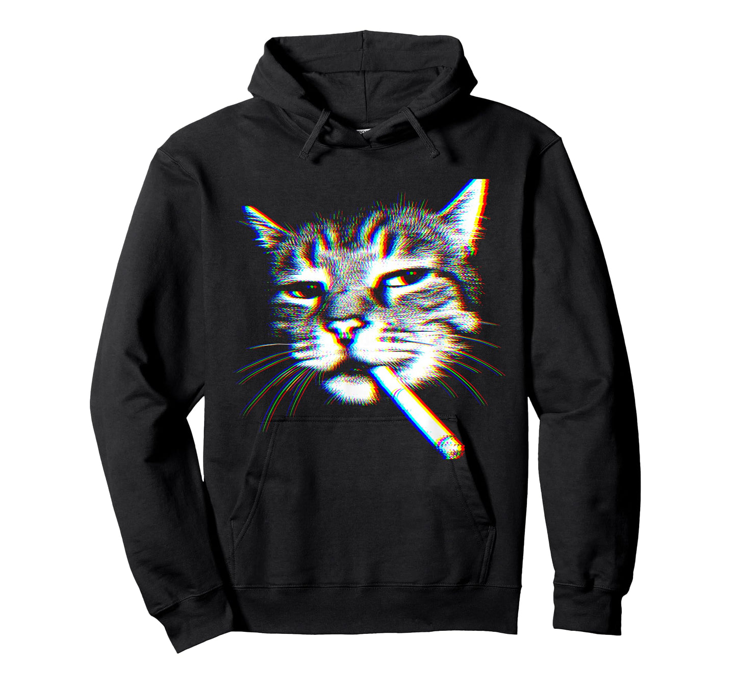 Cat Smoking Cigarette Funny Cig Meme T-Shirt