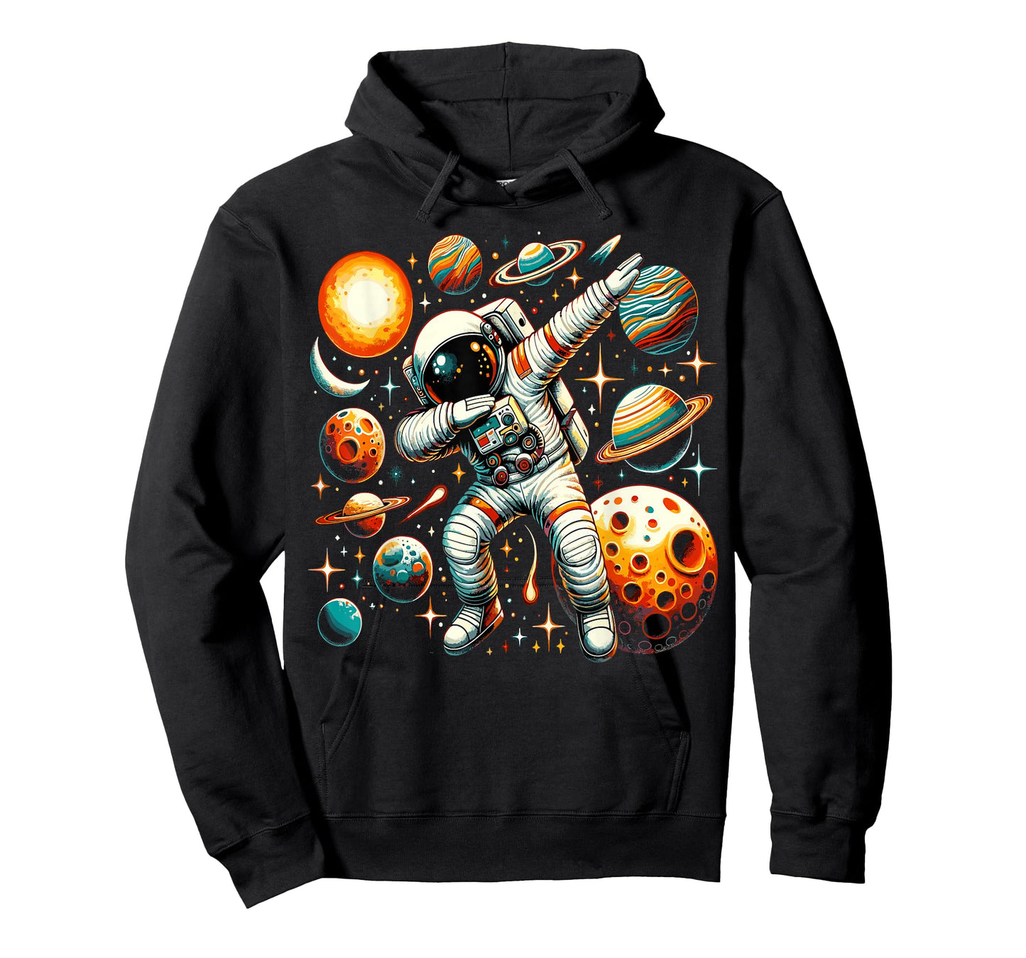 Astronaut Dabbing Planets Astronaut Science Space T-Shirt