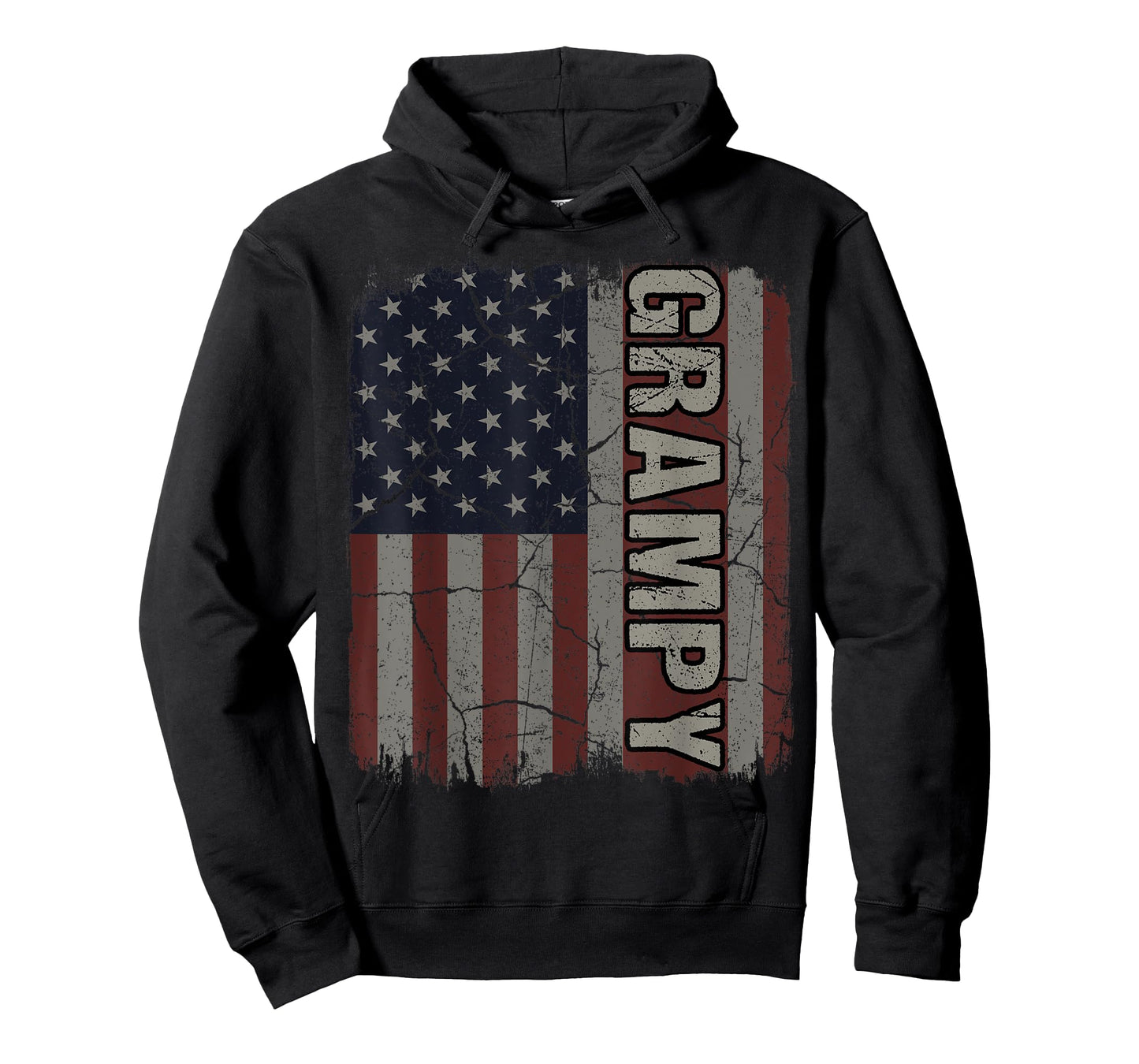 Grampy American Flag Vintage Father's Day 4th of July Gift T-Shirt
