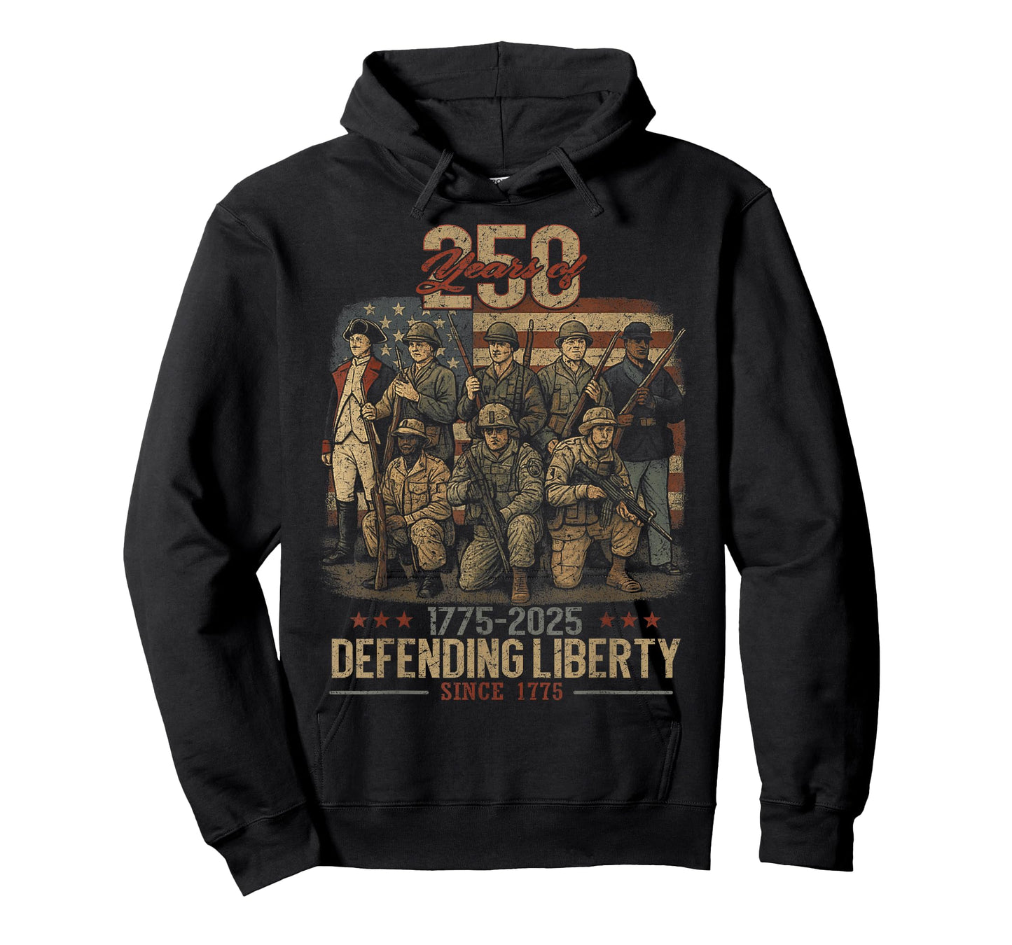 Patriotic USA Army Us Military Parade 250th Anniversary 2025 T-Shirt