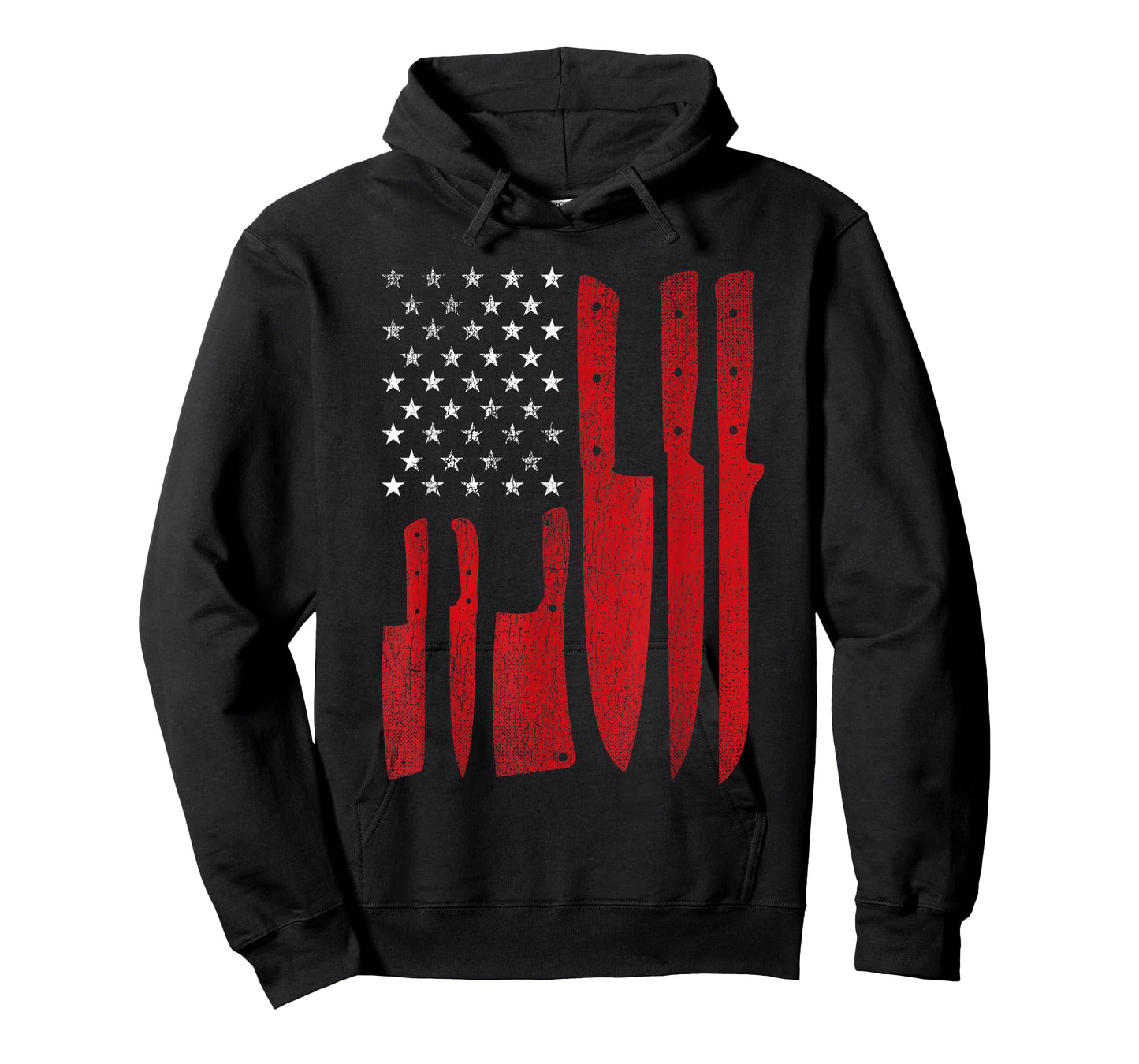 American Flag USA - Butcher Butchery Slaughterer T-Shirt