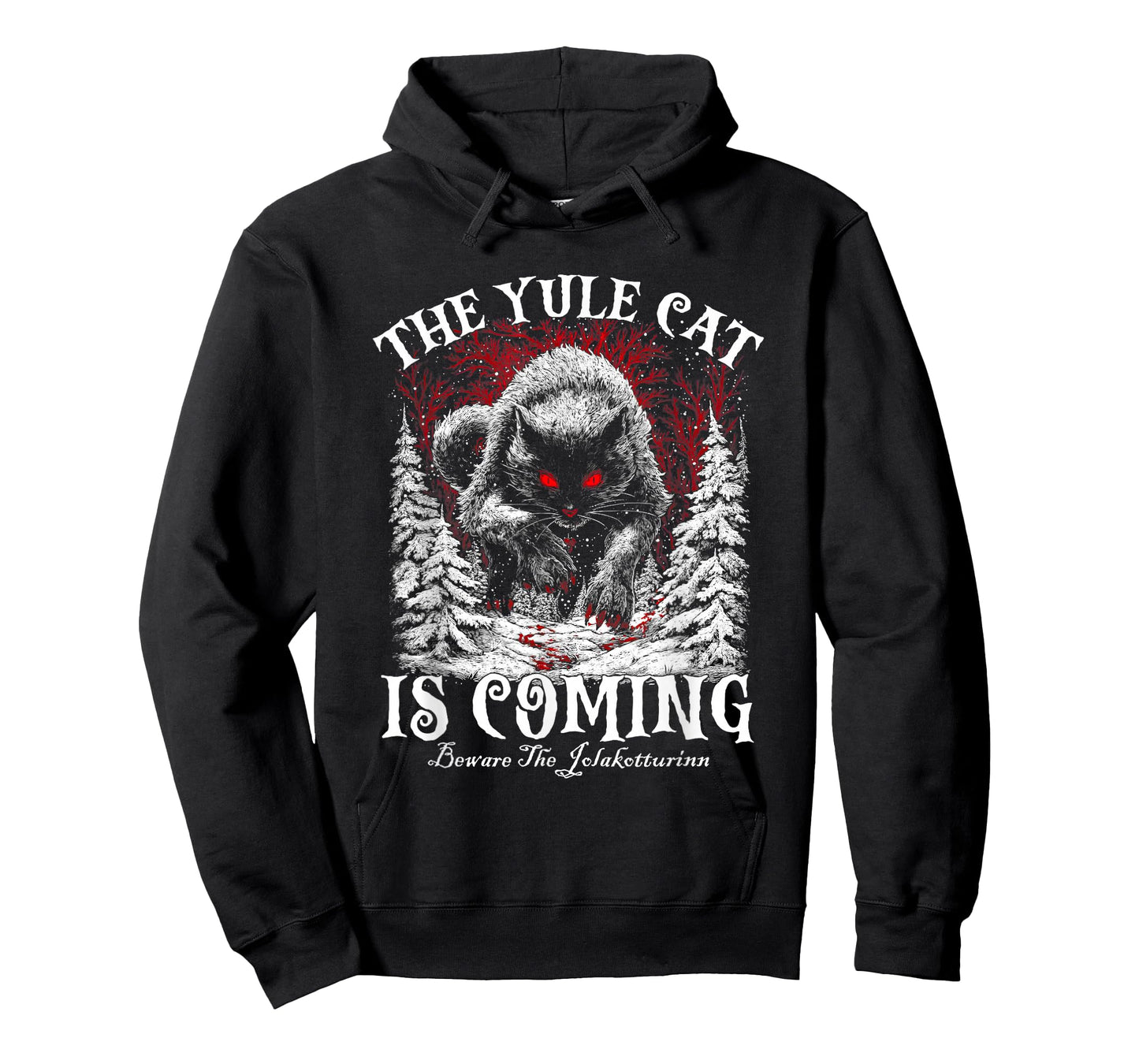 The Yule Cat is Coming Beware The Jolakotturinn T-Shirt