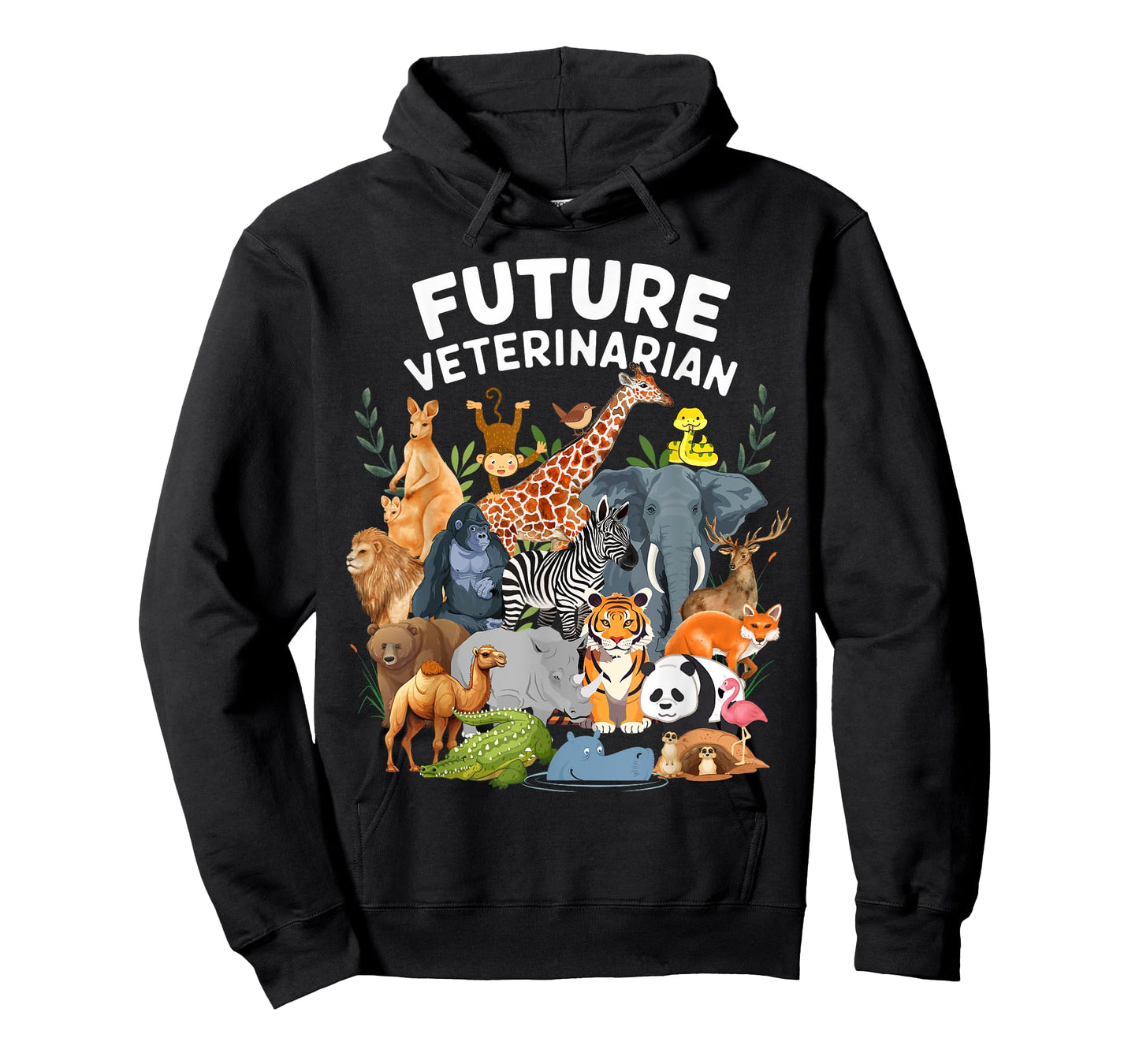 Men Women Kids Future Veterinarian Wildlife Animals Lovers T-Shirt