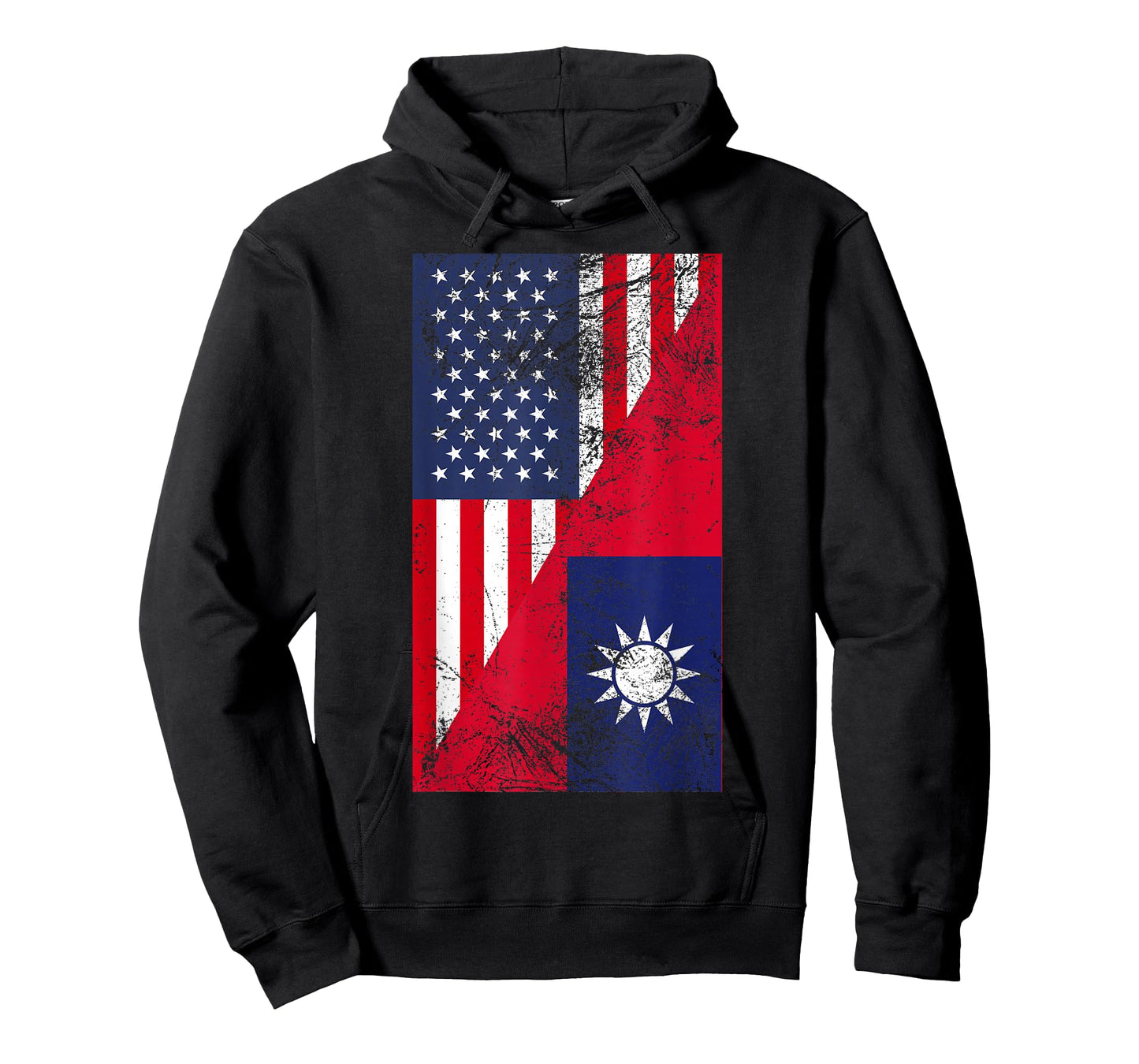 USA Taiwan Flags - United States Taiwan Flag T-Shirt