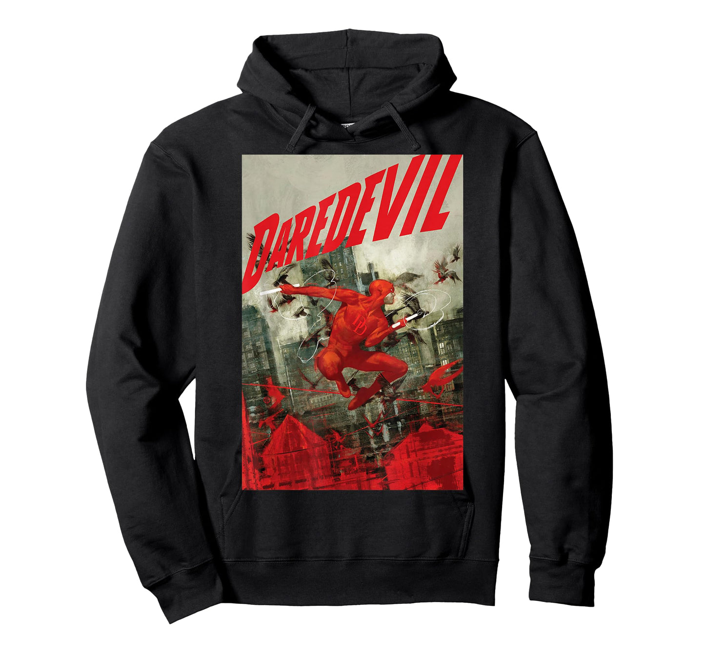 Marvel Comixology Daredevil Know Fear Comic Book Cover T-Shirt Small