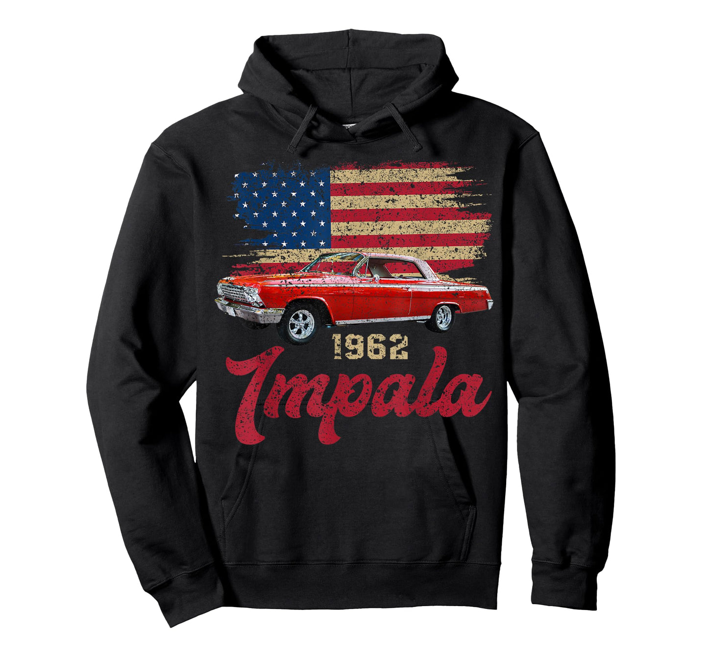 Jersey Style 62 1962 Impala Old School Muscle Cars T-Shirt