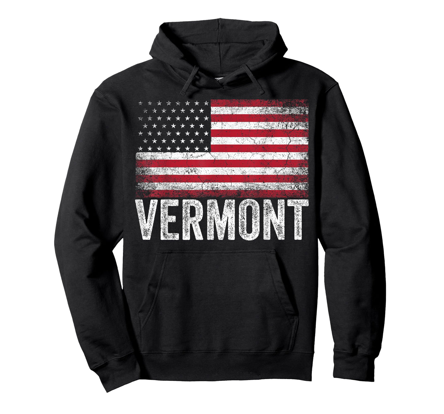 Vermont American Flag 4th of July Vintage Men Women USA T-Shirt