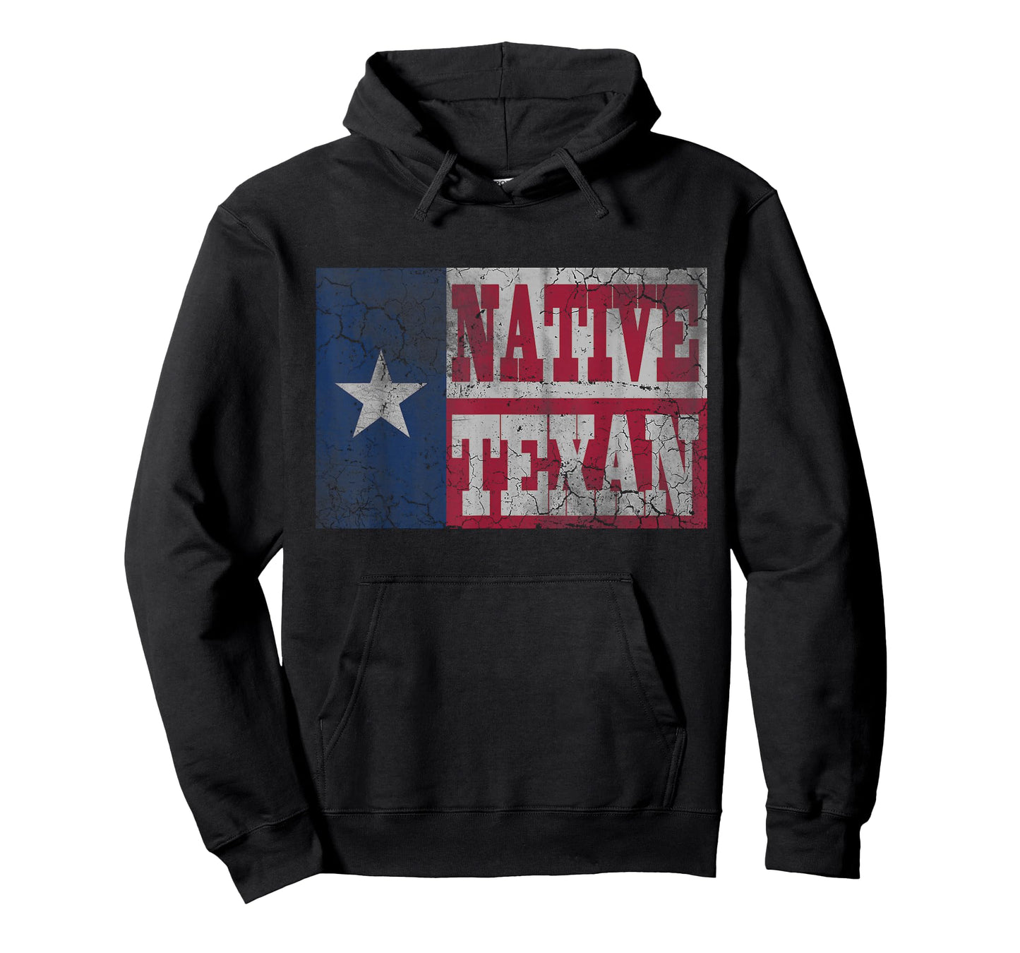 Native Texan Texas Flag Family Home Love Vintage Distressed T-Shirt