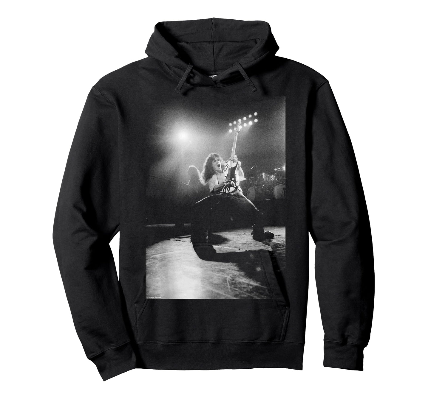 Eddie Van Halen On Stage Rainbow Theatre by Simon Fowler T-Shirt