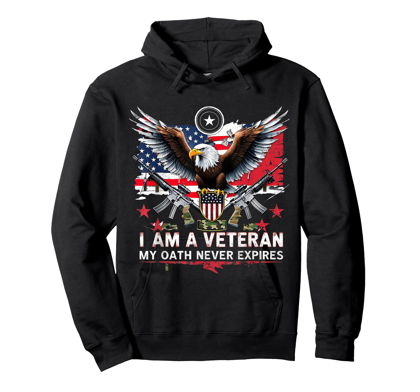 I Am A Veteran My Oath Never Expires Eagle Tee T-Shirt