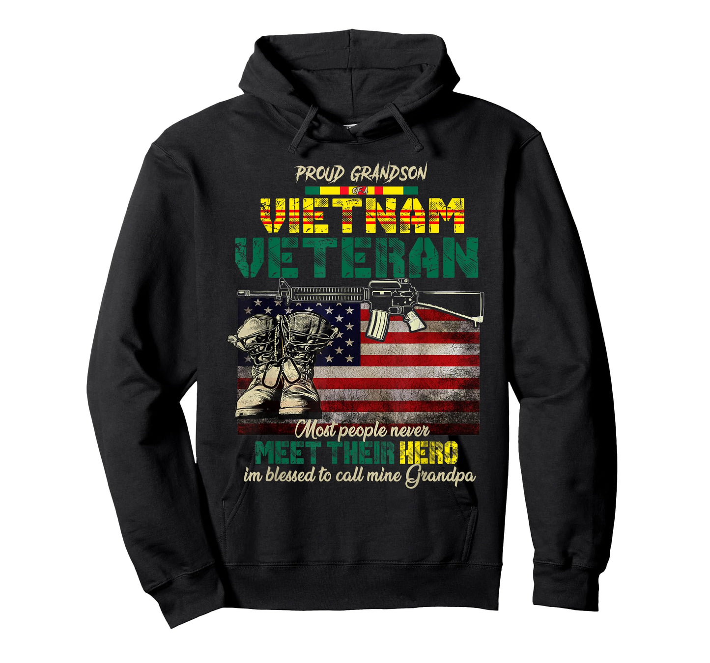 Vietnam Veteran's Grandson, Proud Grandson Of A Vietnam Vet T-Shirt