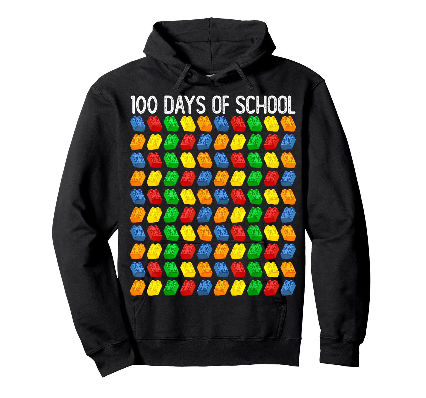 Master Builder Funny Building Blocks 100 Days of School Kids T-Shirt