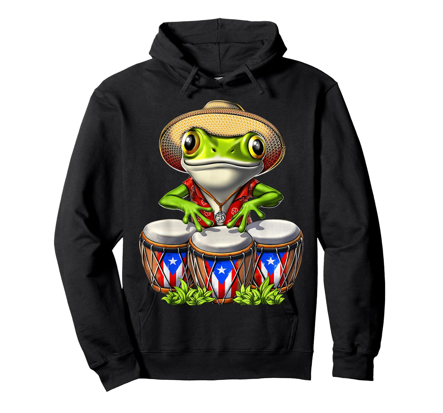 Puerto Rico Coqui Frog Boricua Puerto Rican Flag Taino T-Shirt