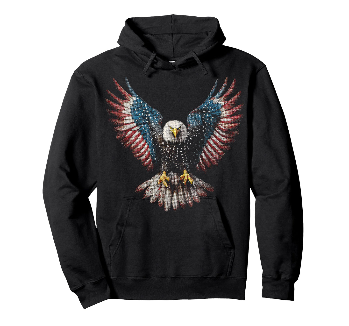American Flag Bald Eagle 4th of July USA Patriotic Men Women T-Shirt